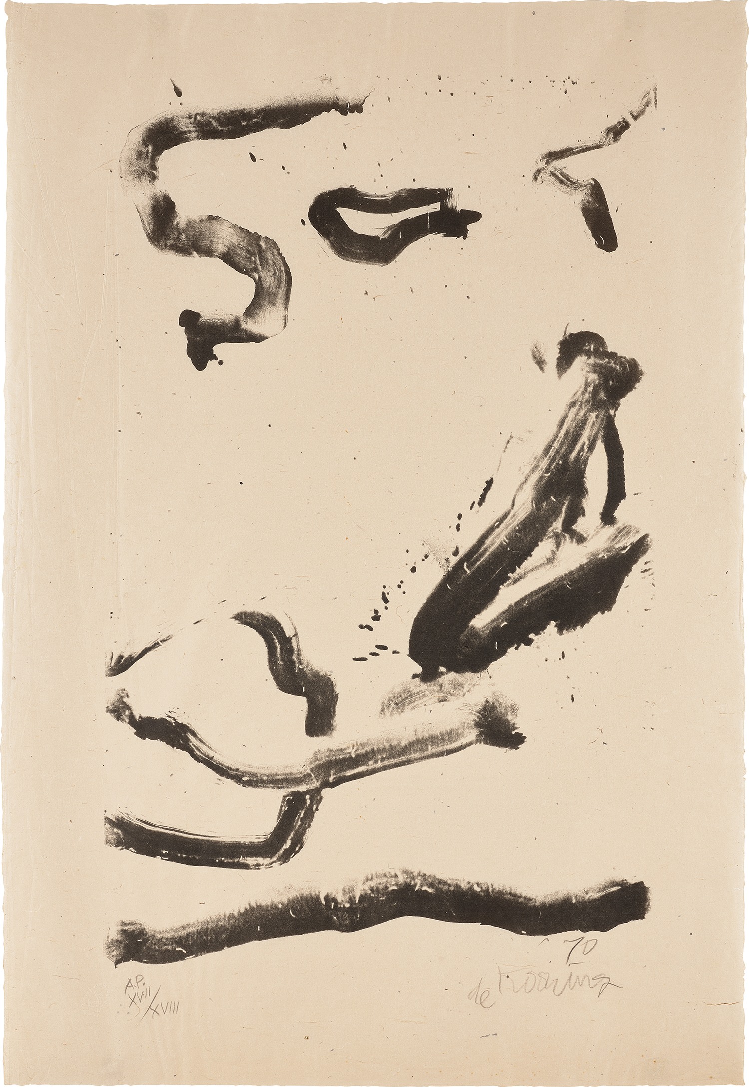 Willem de Kooning — Love to Wakako (G. 18)