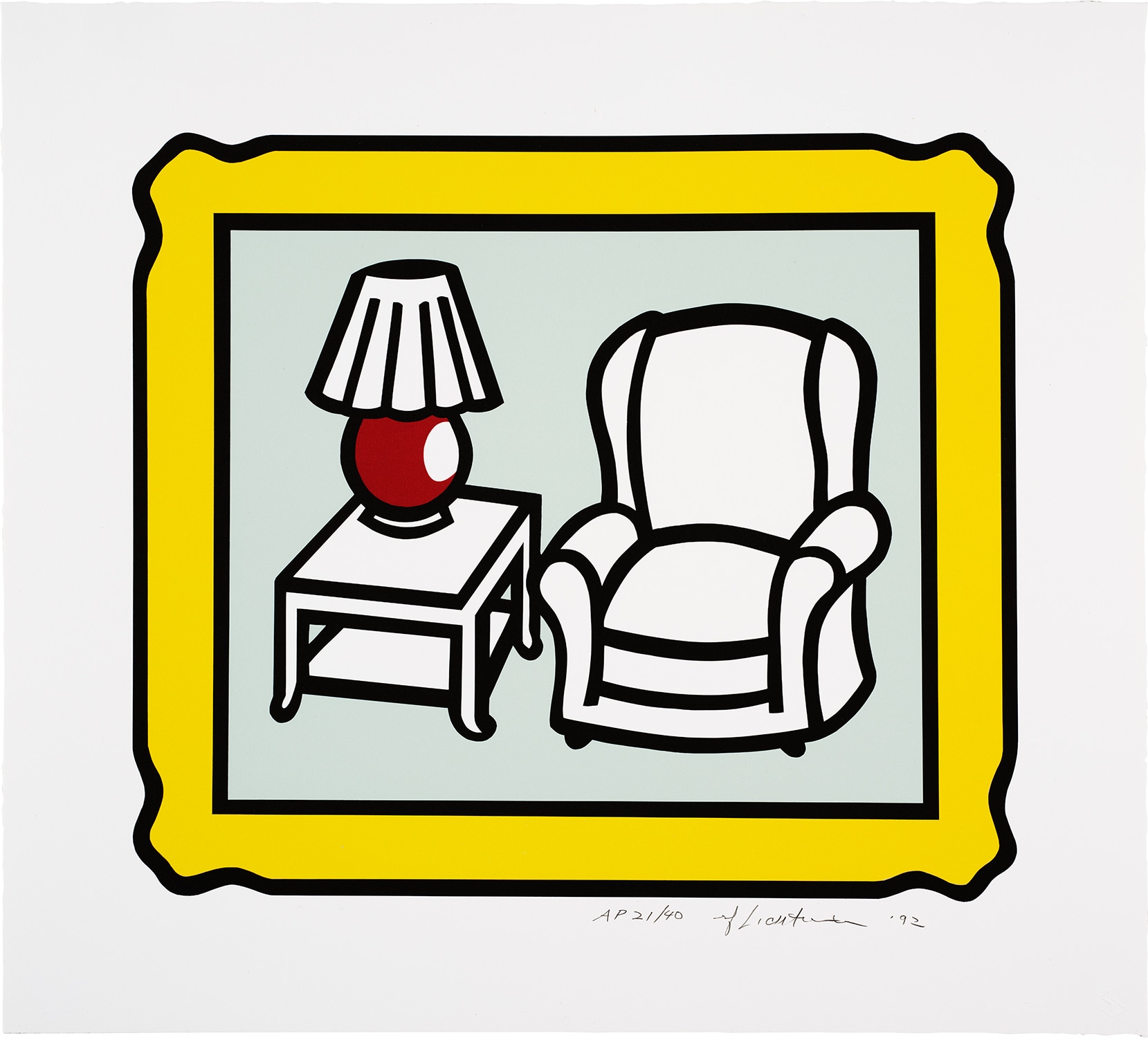Roy Lichtenstein — Red Lamp (C. 279)