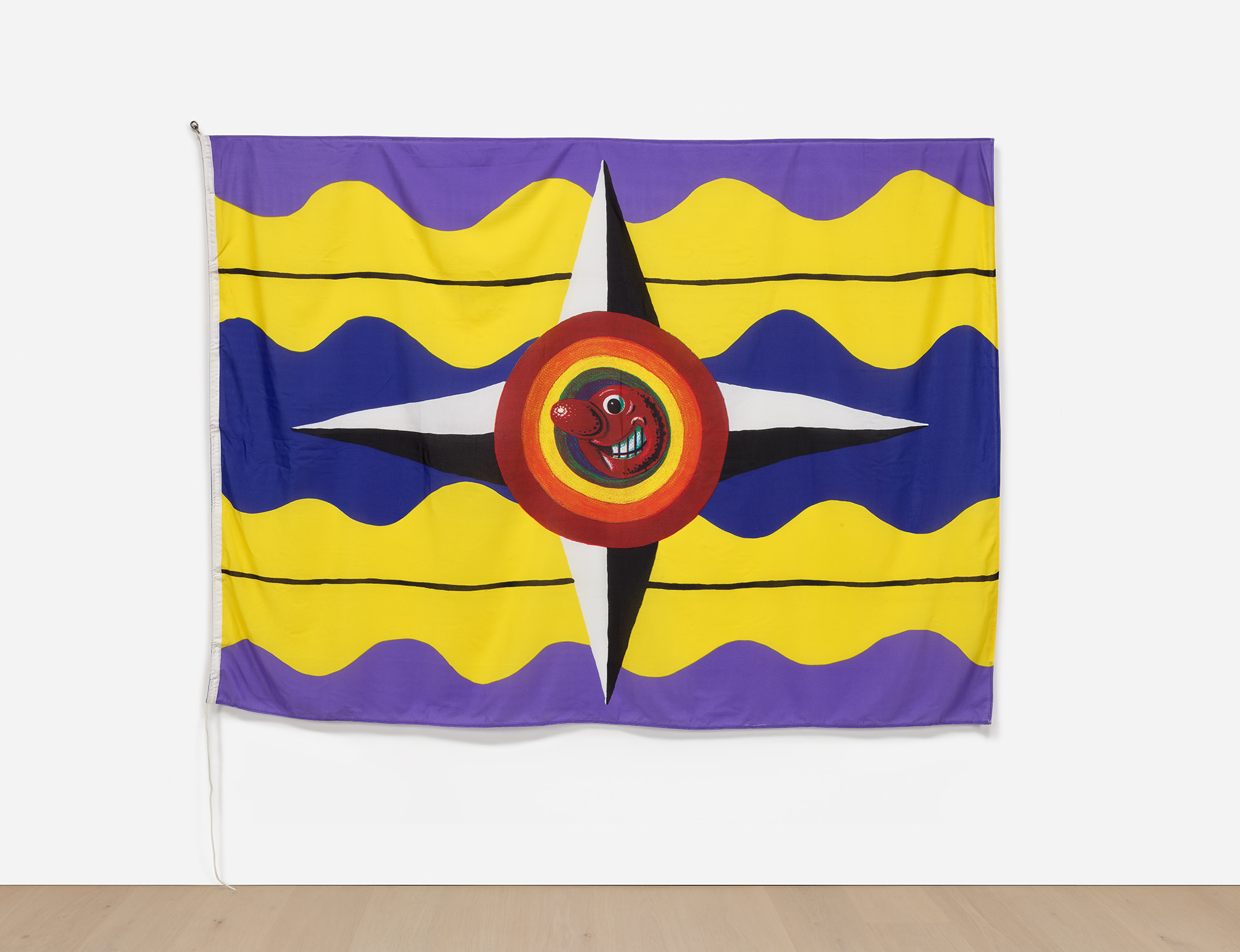 Kenny Scharf — Flag for All, from Gran Pavese – The Flag Project