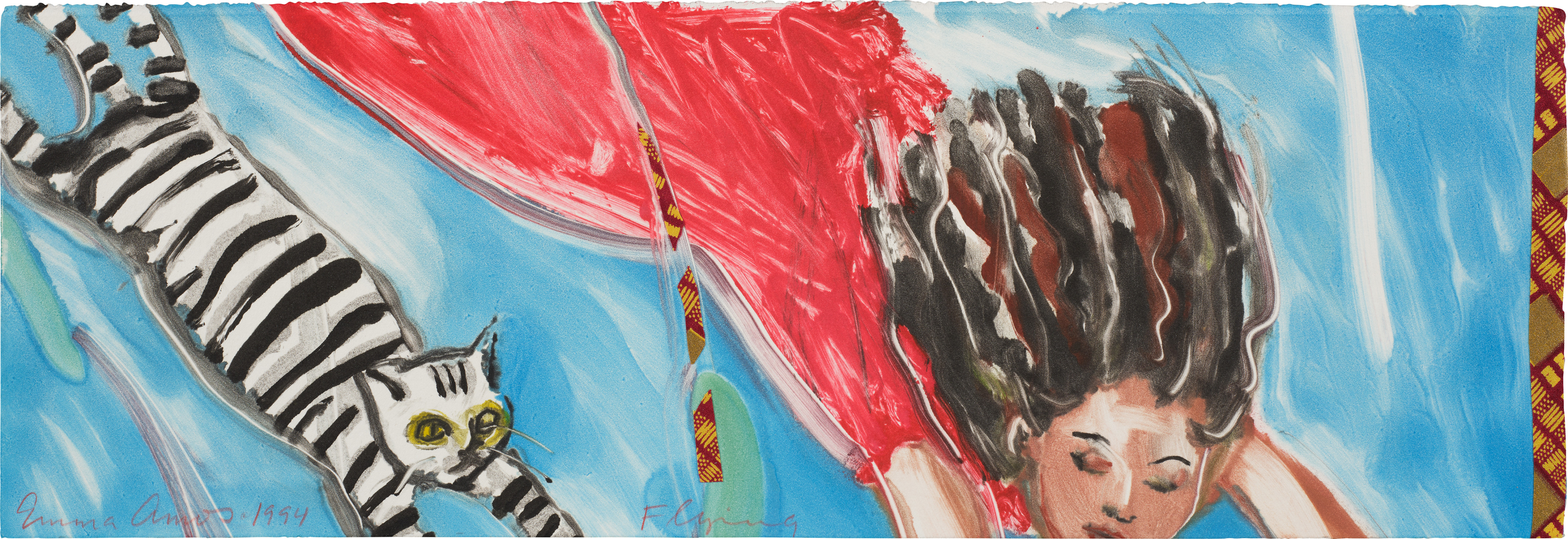 Emma Amos — Flying