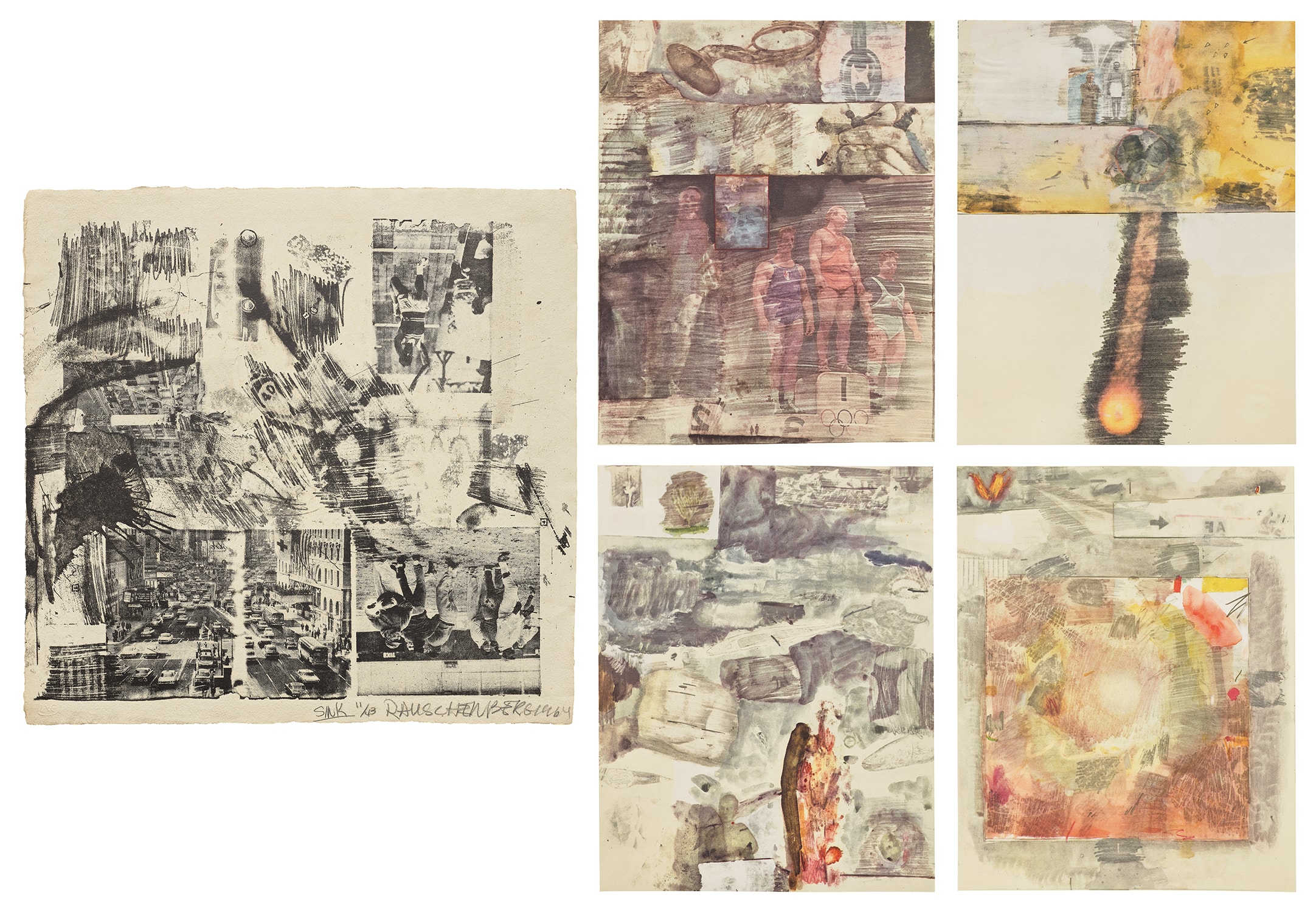 Robert Rauschenberg — XXXIV Drawings for Dante's Inferno (F. 17, S. 13)