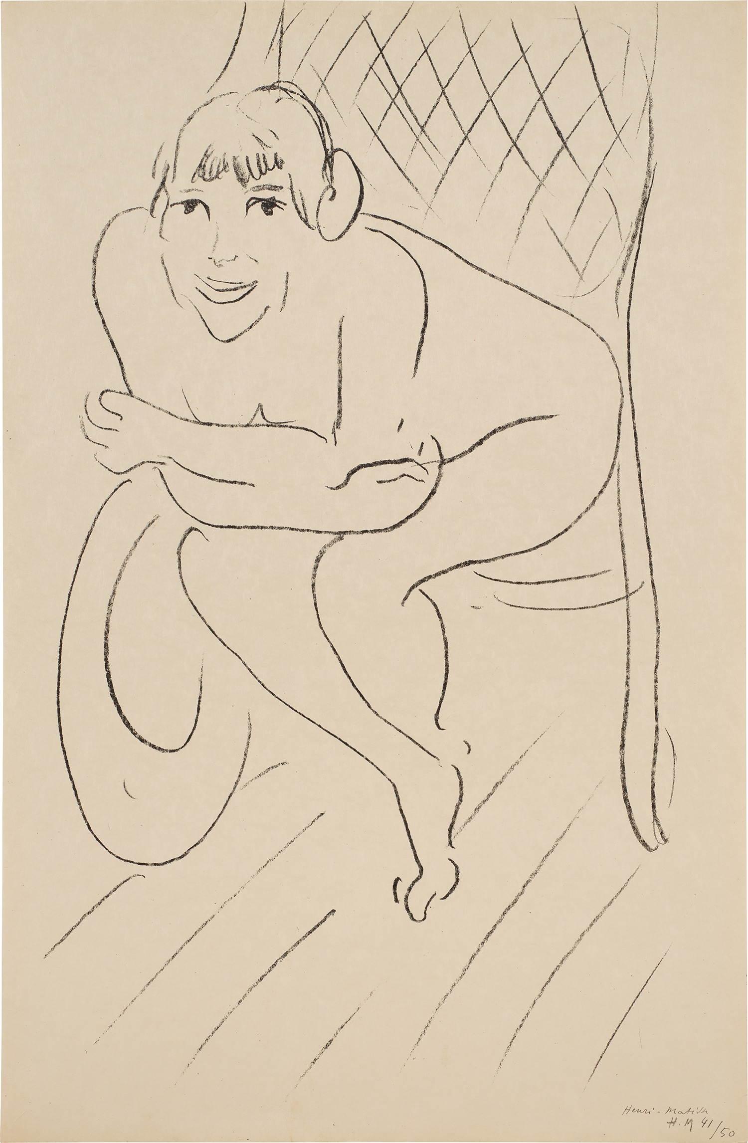 Henri Matisse — Nu au rocking chair (Nude in Rocking Chair) (D. 410)