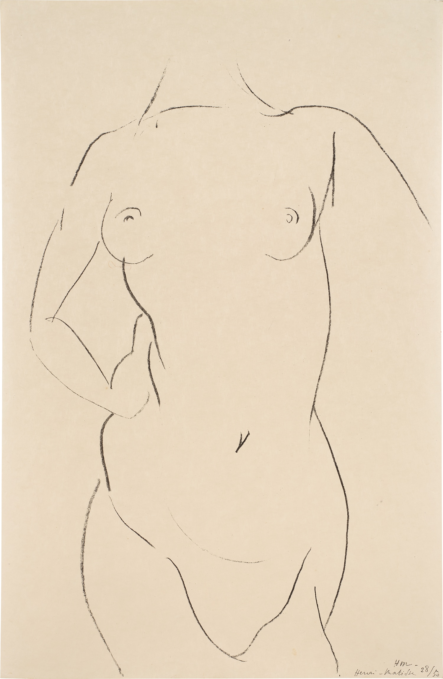 Henri Matisse — Torse de face (Torso from the Front) (D. 407)