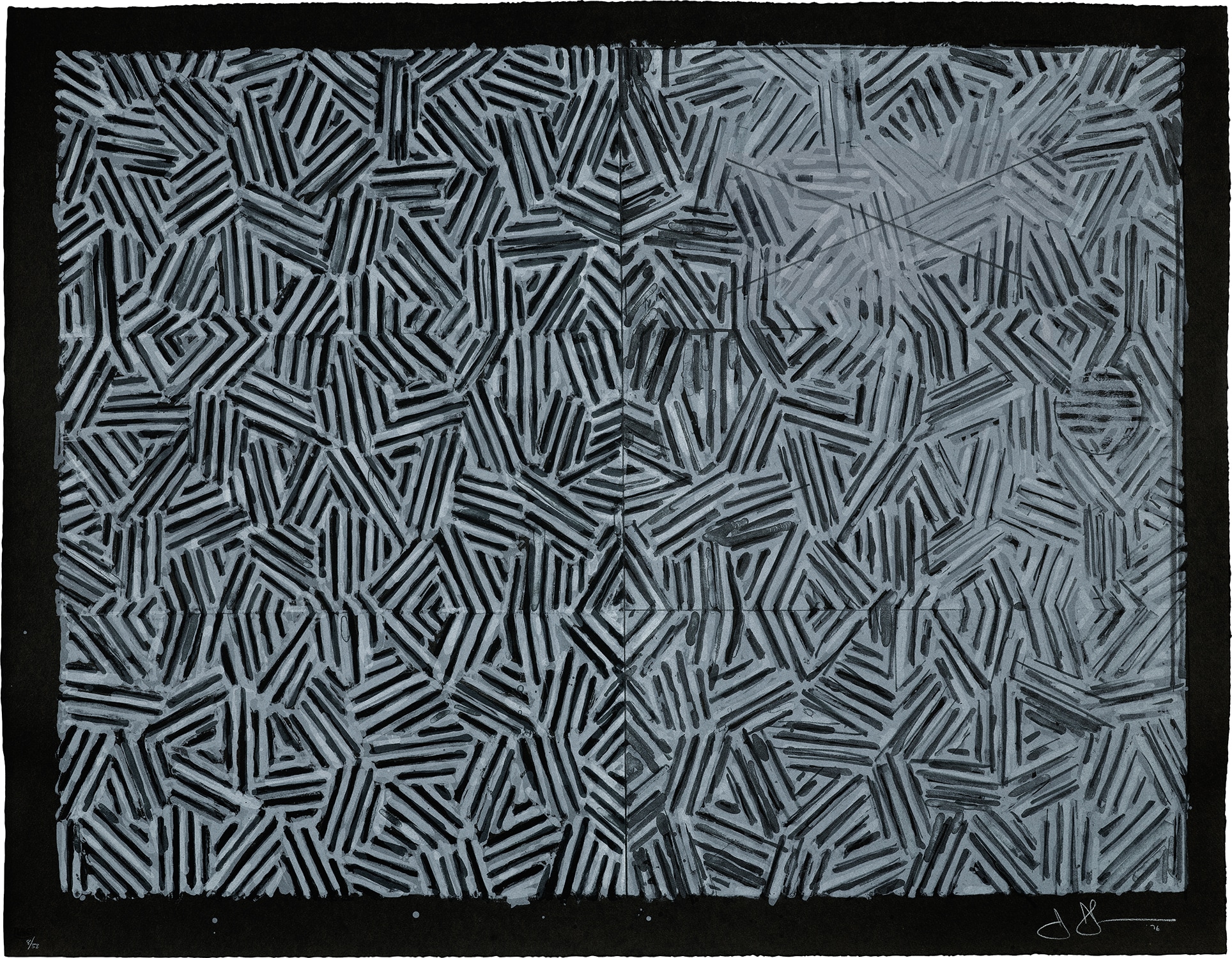 Jasper Johns — Corpse and Mirror (S. 117, U.L.A.E. 168)