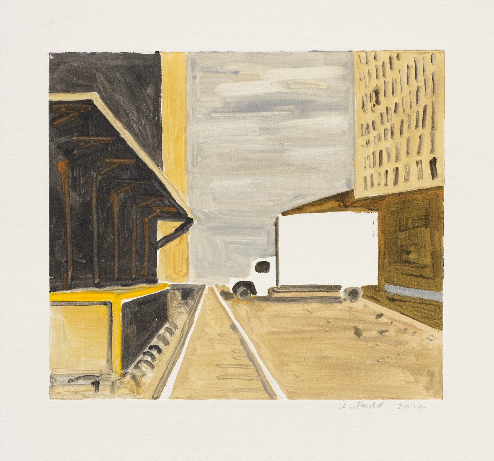 Lois Dodd — White Truck