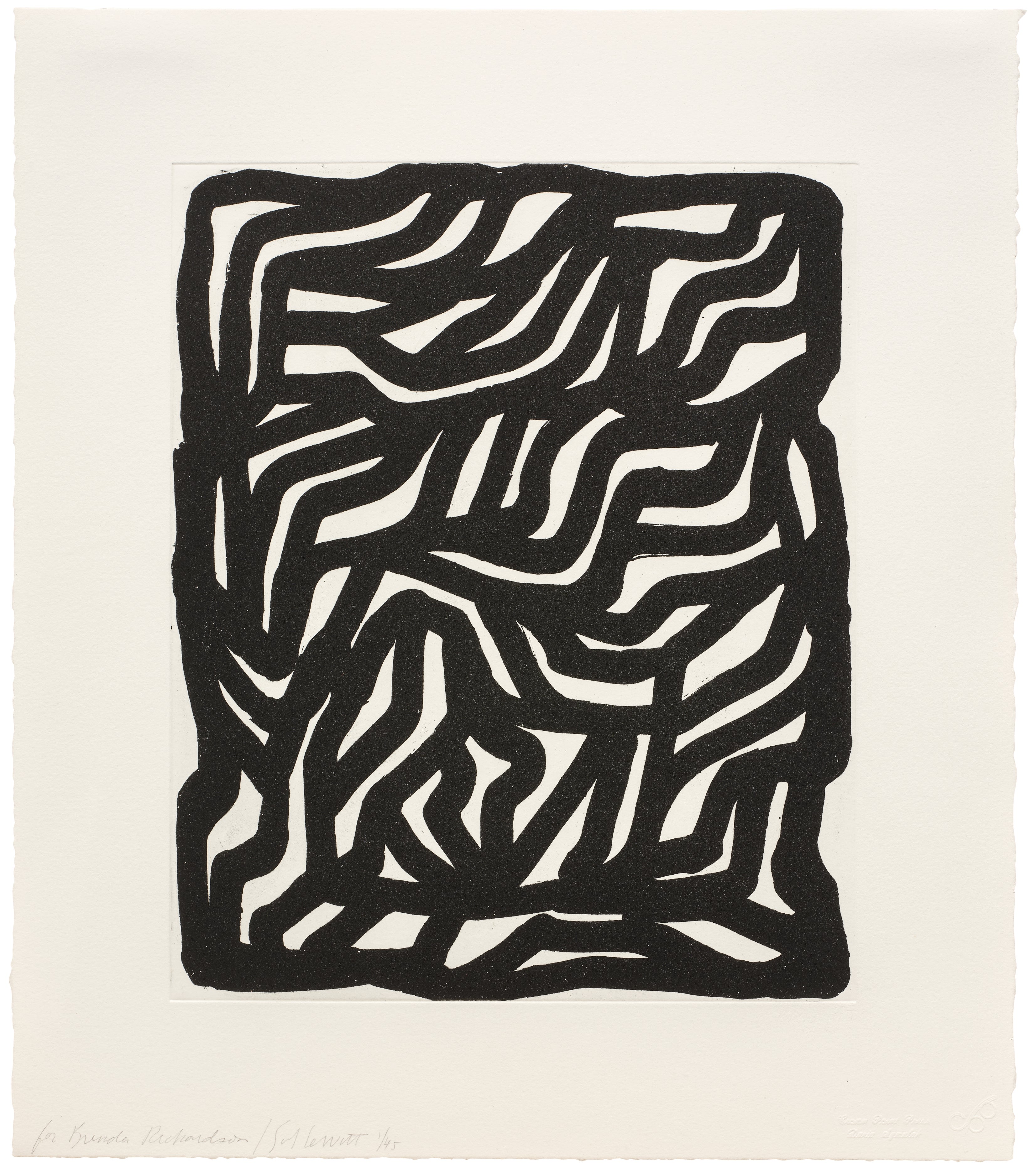 Sol LeWitt — Black Loops and Curves