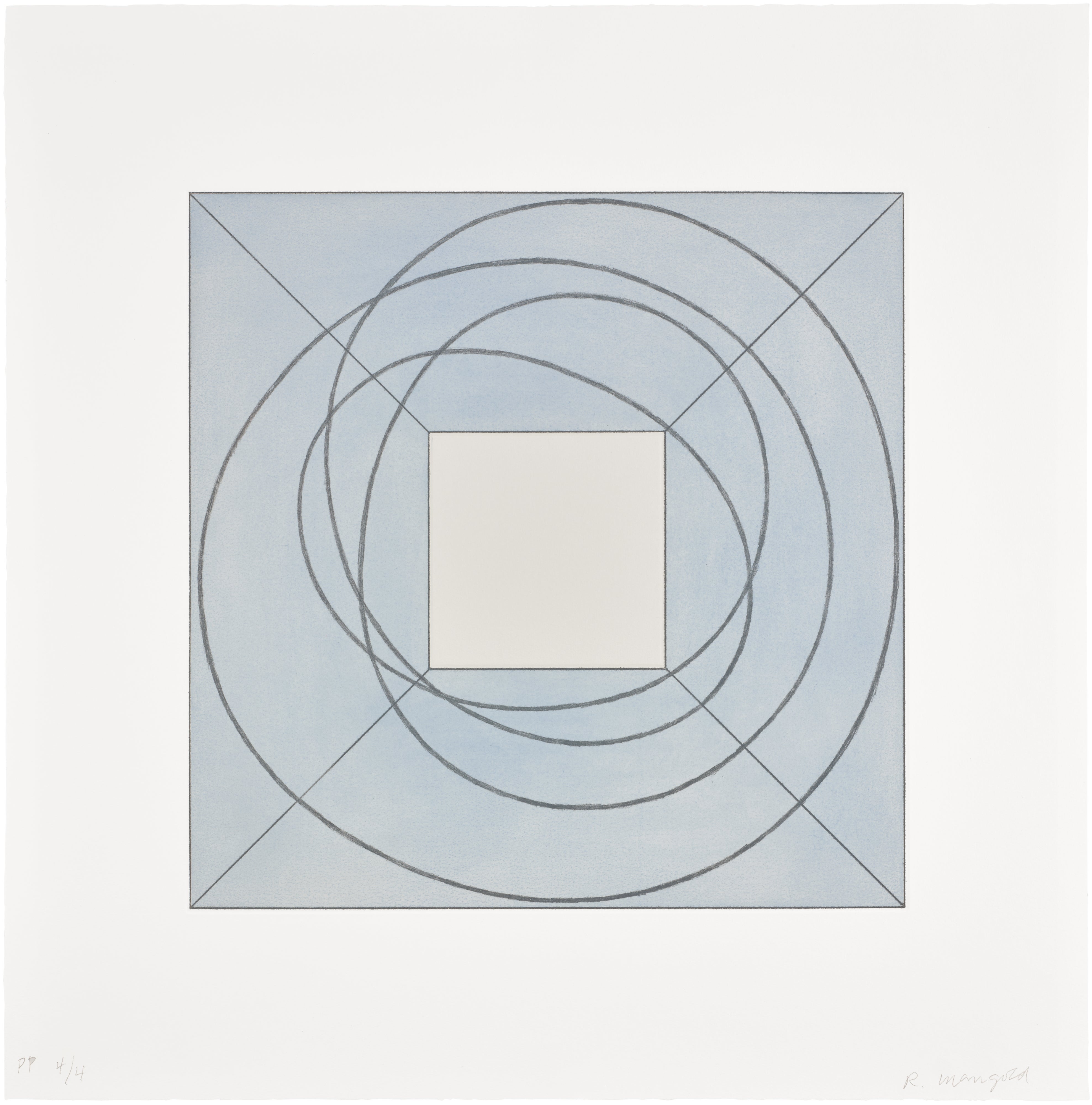 Robert Mangold — Framed Square with Open Center B