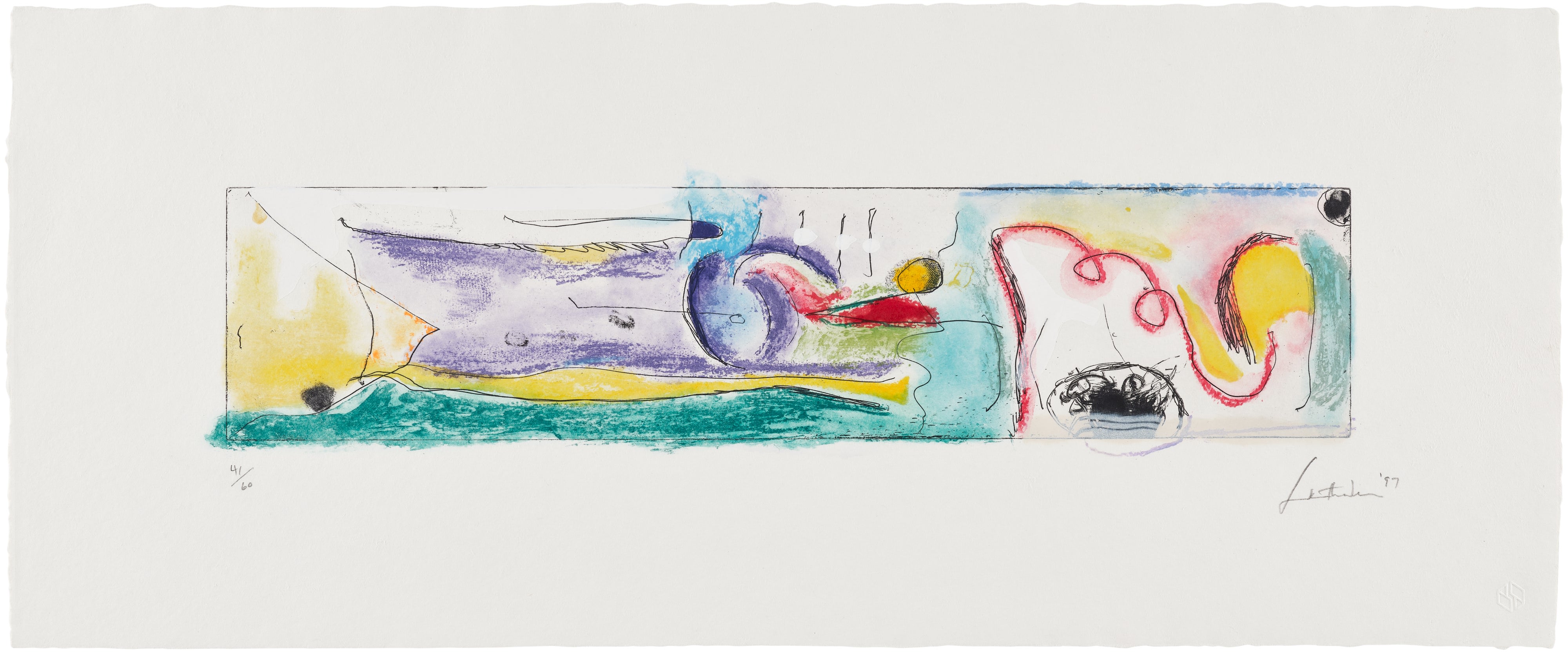 Helen Frankenthaler — A Page from a Book I