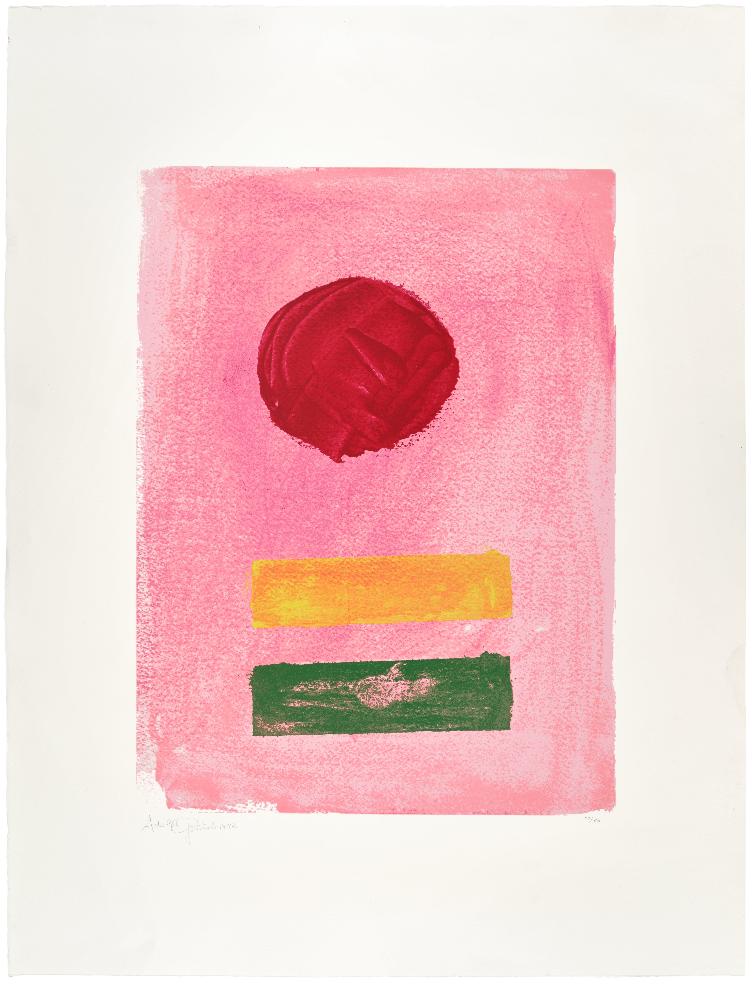 Adolph Gottlieb — Pink Ground