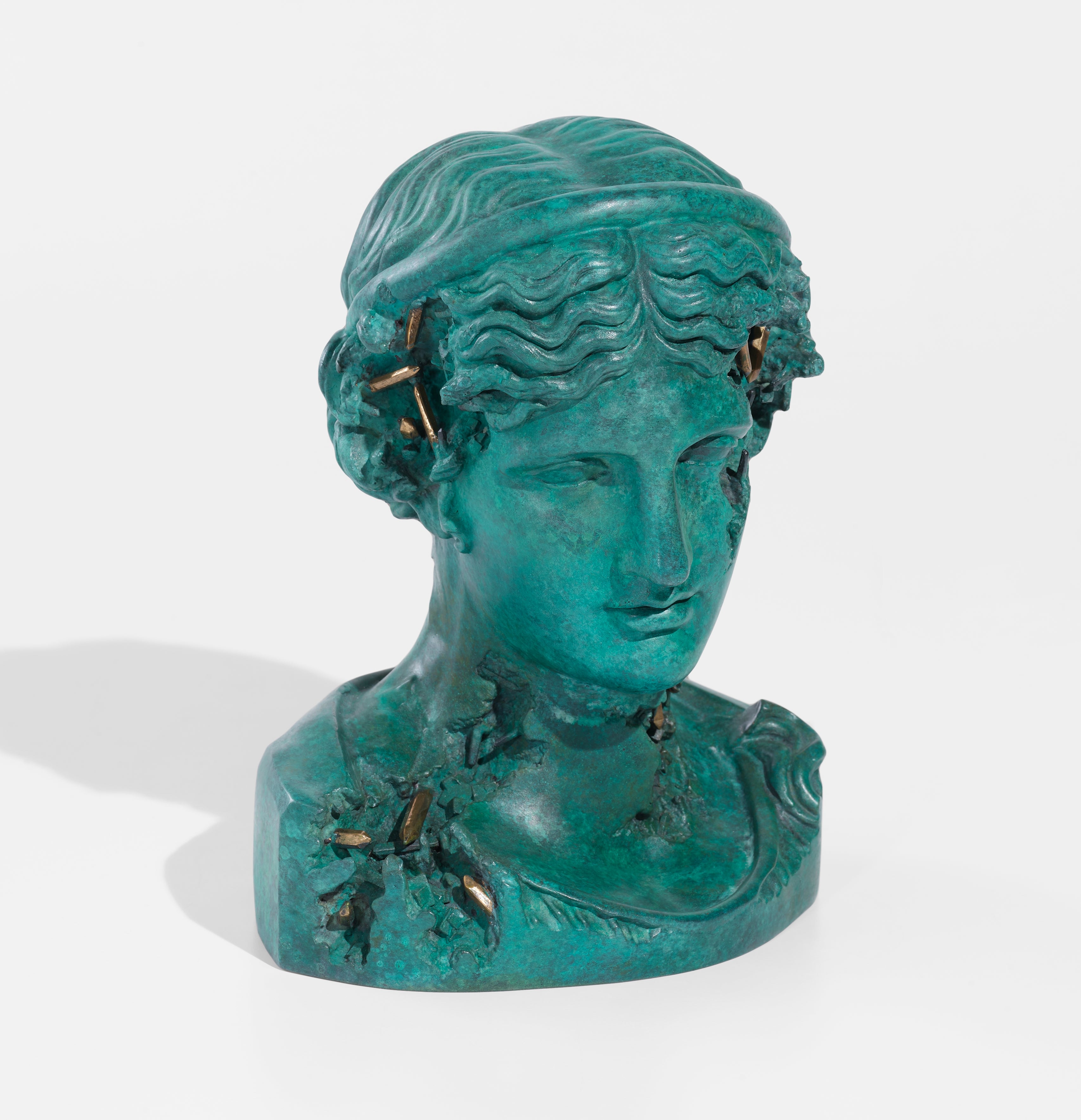 Daniel Arsham — Bronze Eroded Melpomene