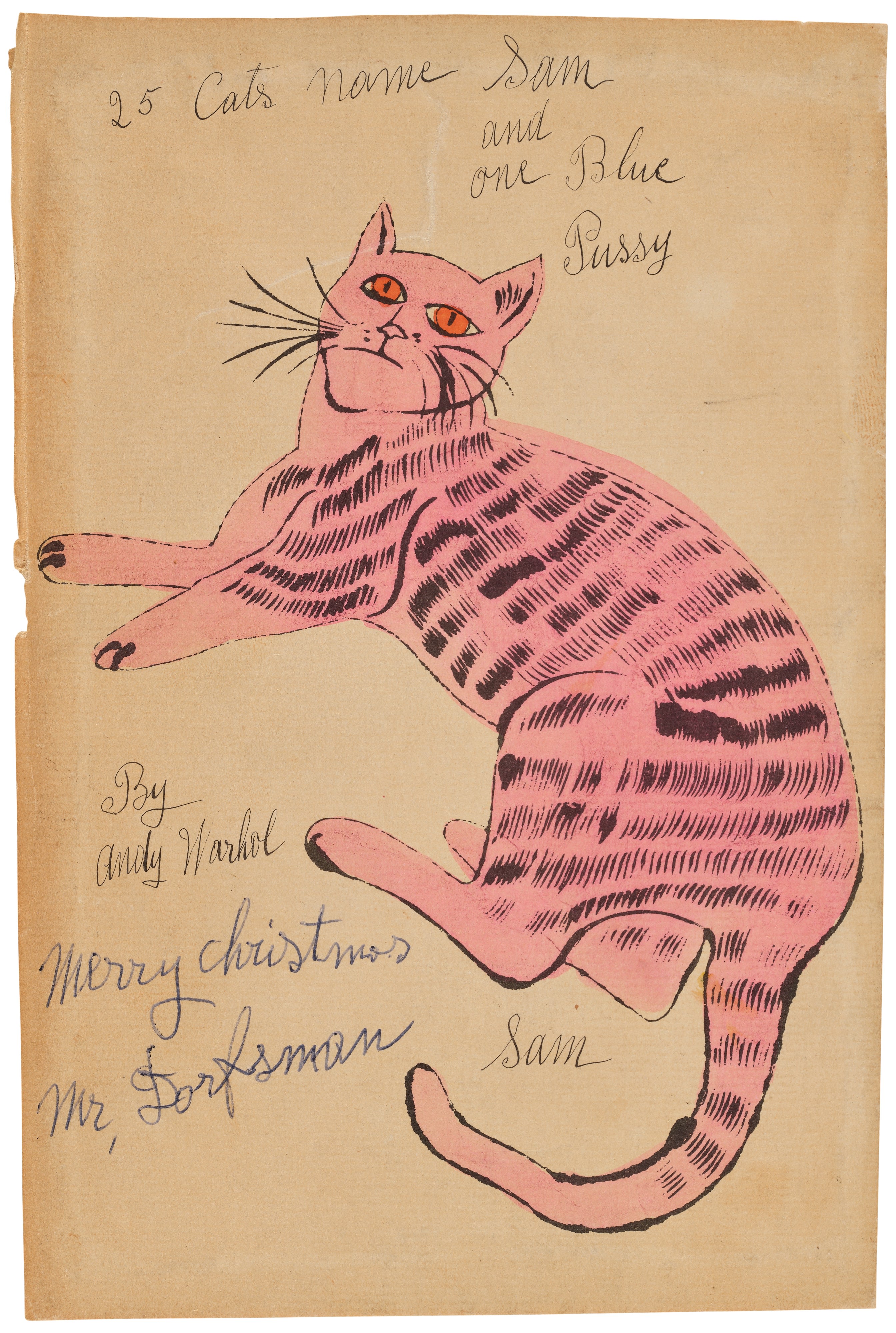 Andy Warhol — 25 Cats Named Sam: cover