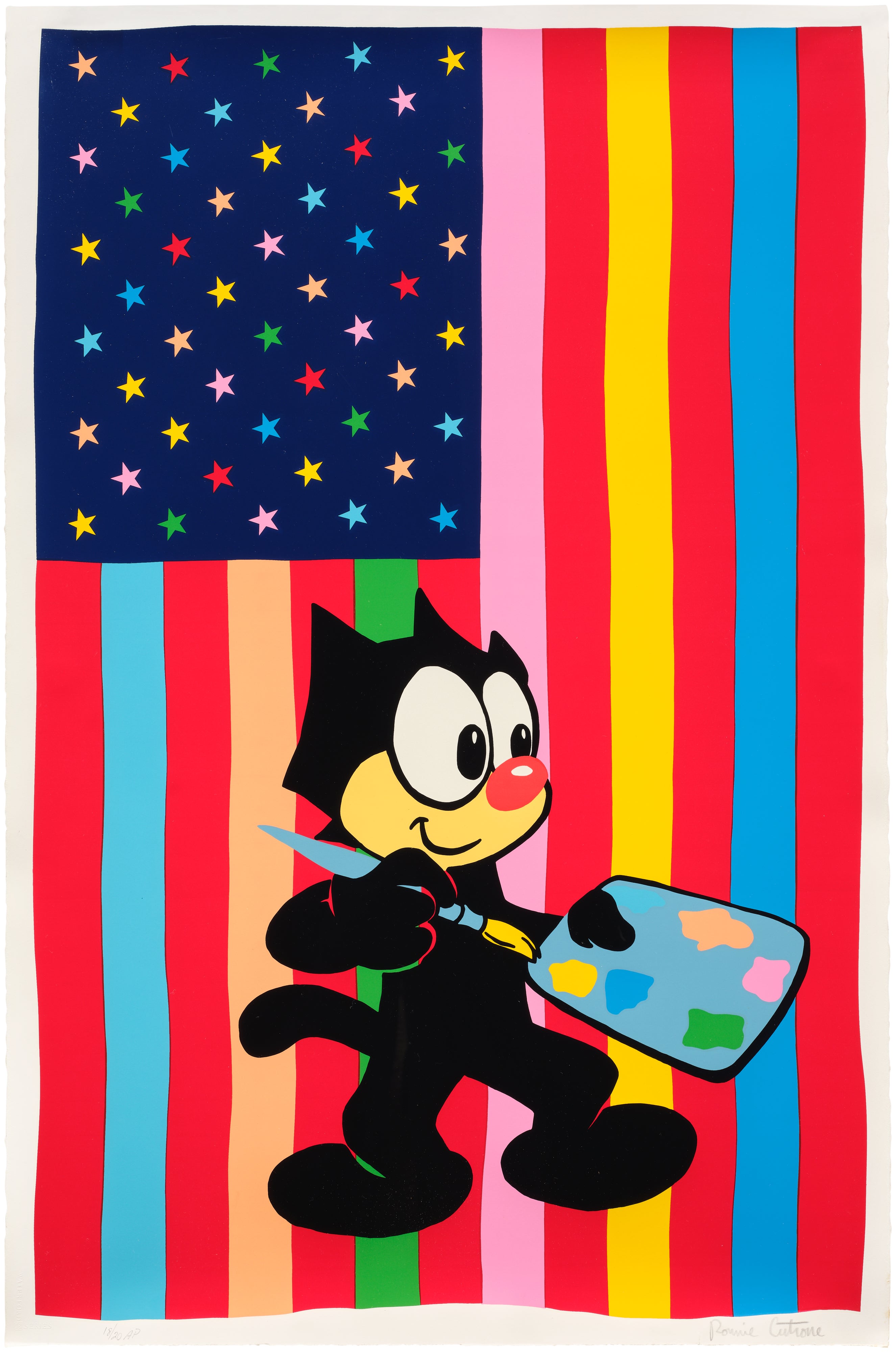 Ronnie Cutrone — Felix and Flag