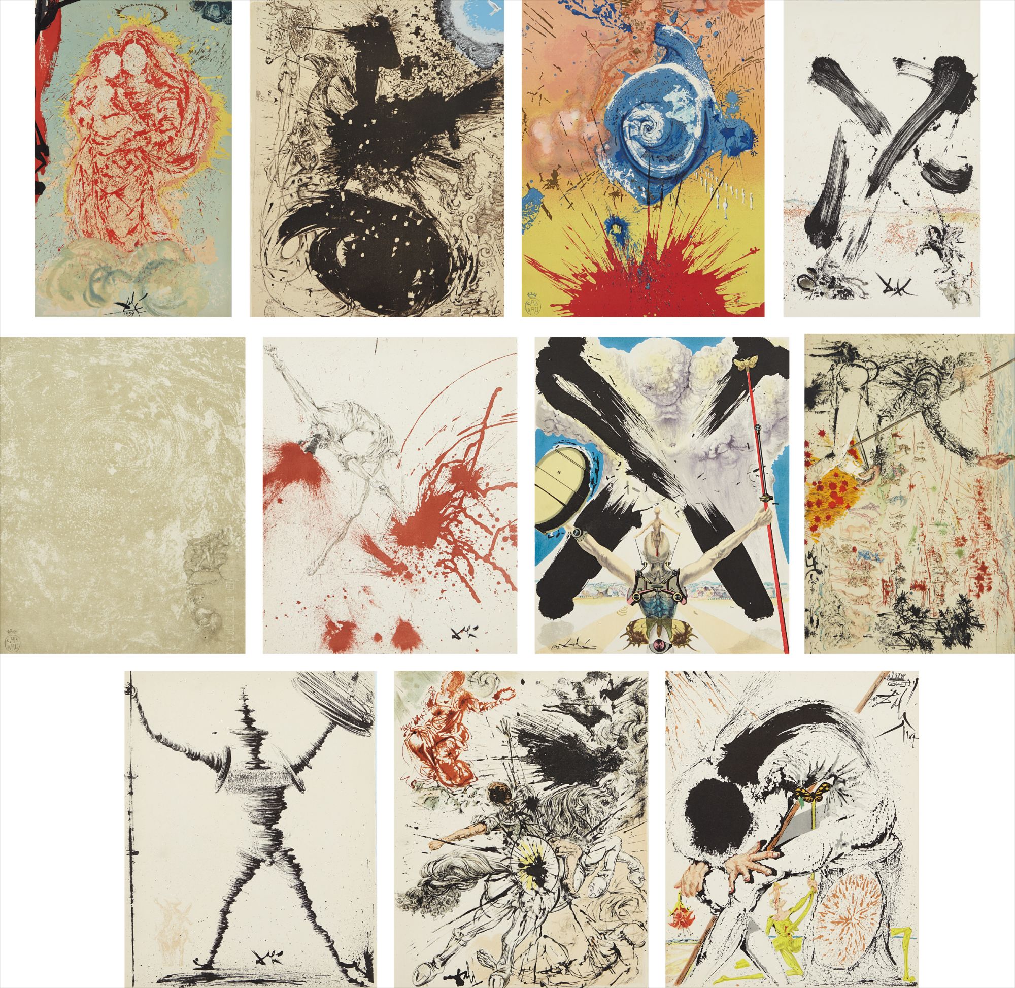 Salvador Dalí — Don Quichotte de la Mancha, by Miguel de Cervantés Saavedra