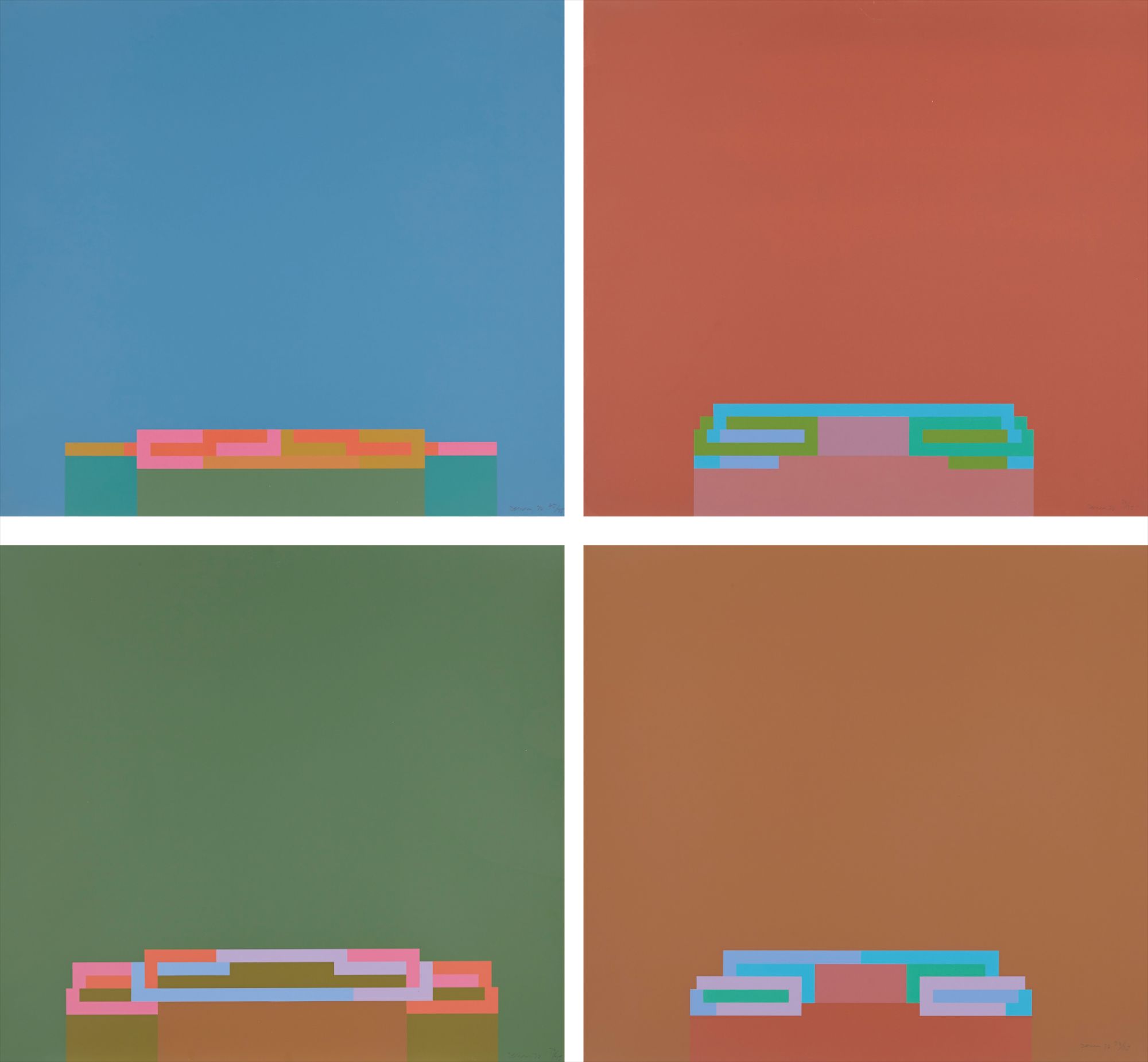 Light of the World: four prints