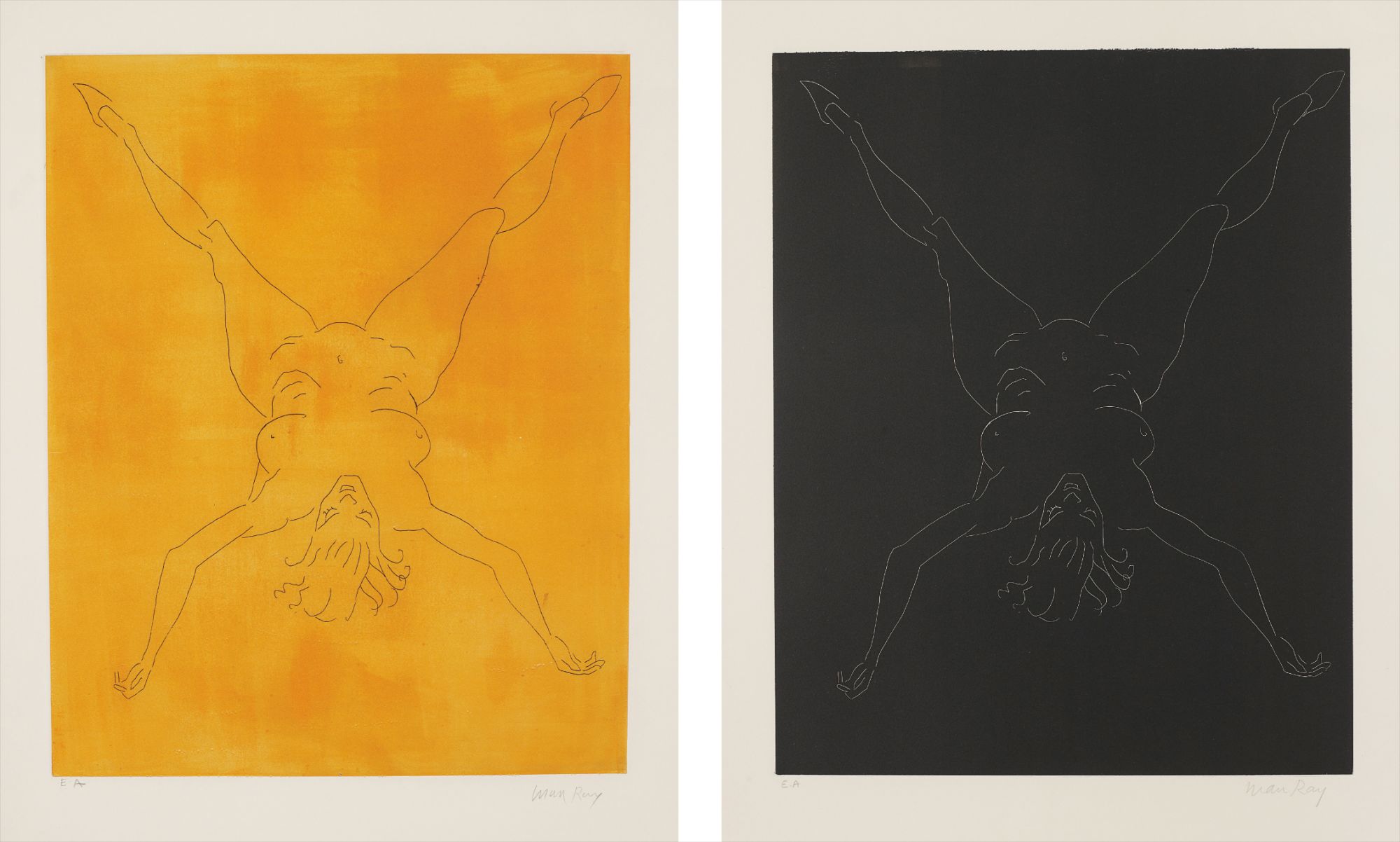 Man Ray — Margherite: two impressions, from La Ballade des dames hors du temps