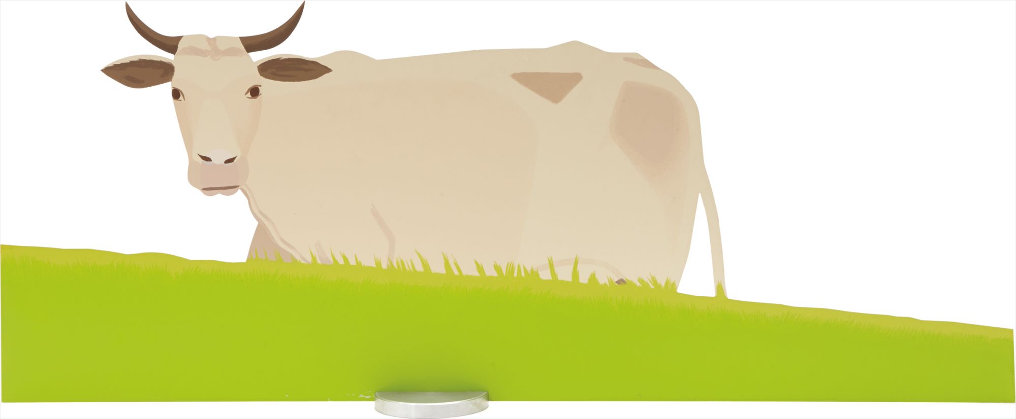 Alex Katz — Cow (small; cutout edition)