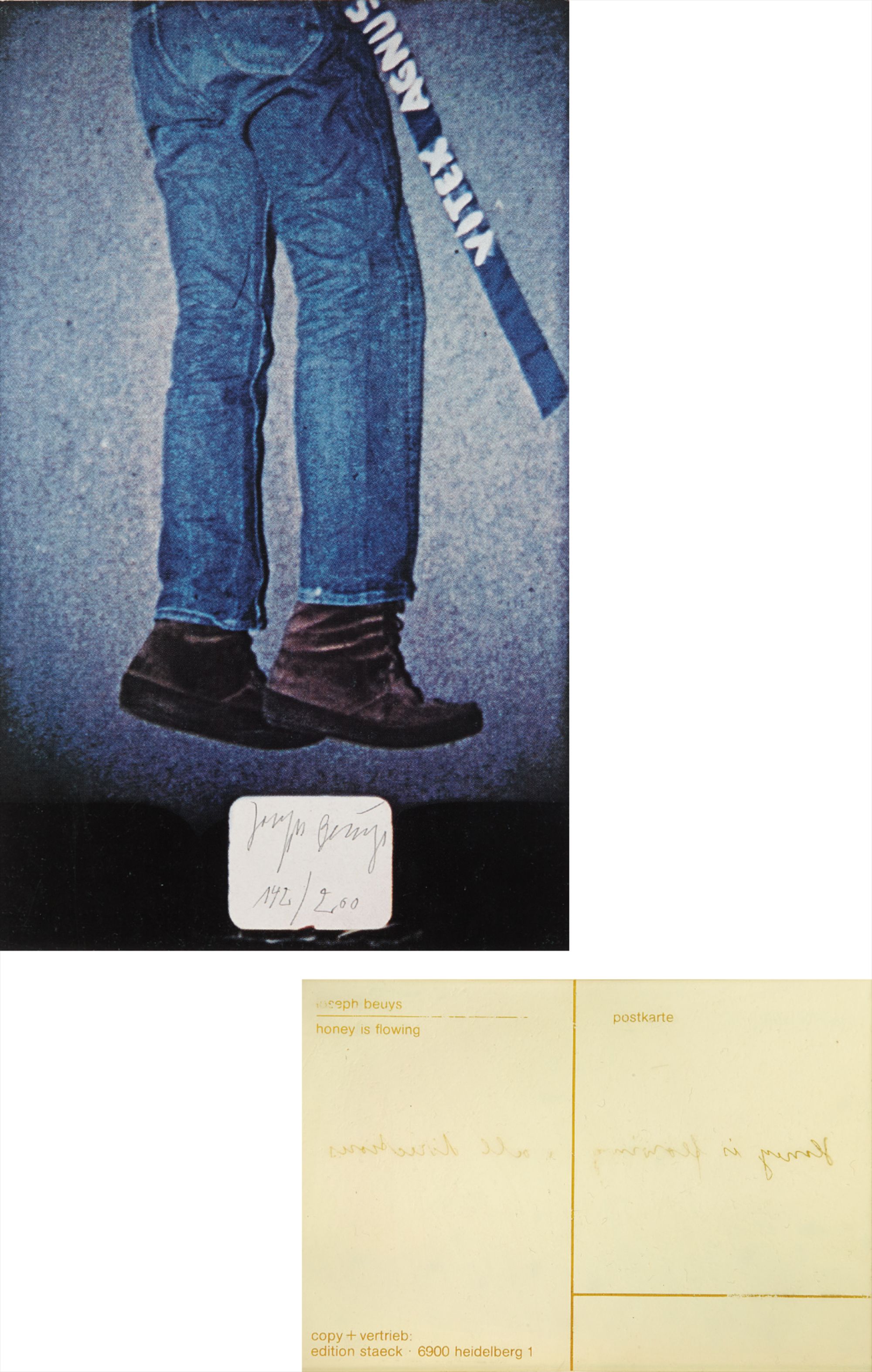 Joseph Beuys — Levitazione in Italia (Levitation In Italy); and Honey is Flowing