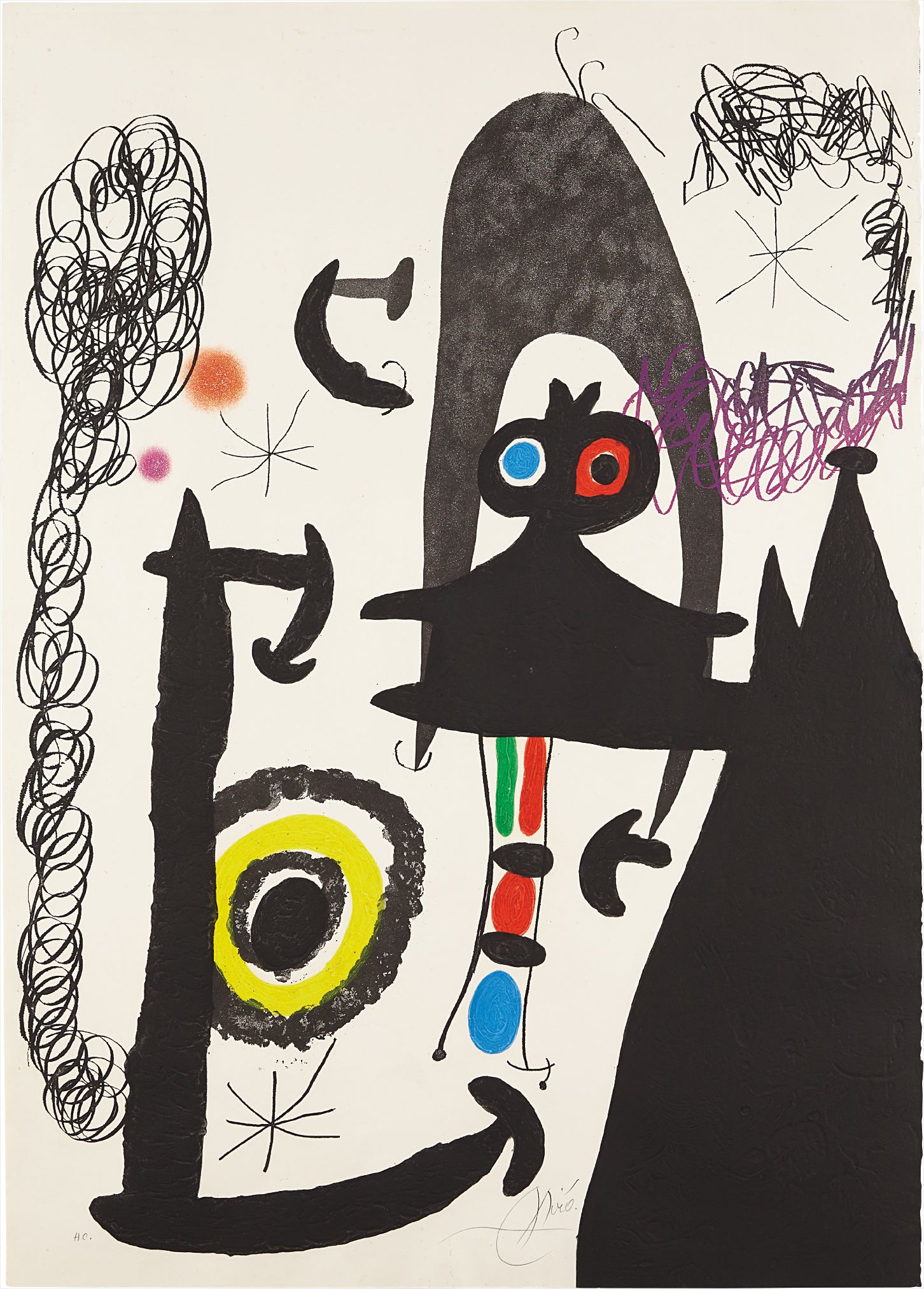 Joan Miró — Escalade vers la lune (Climbing to the Moon)