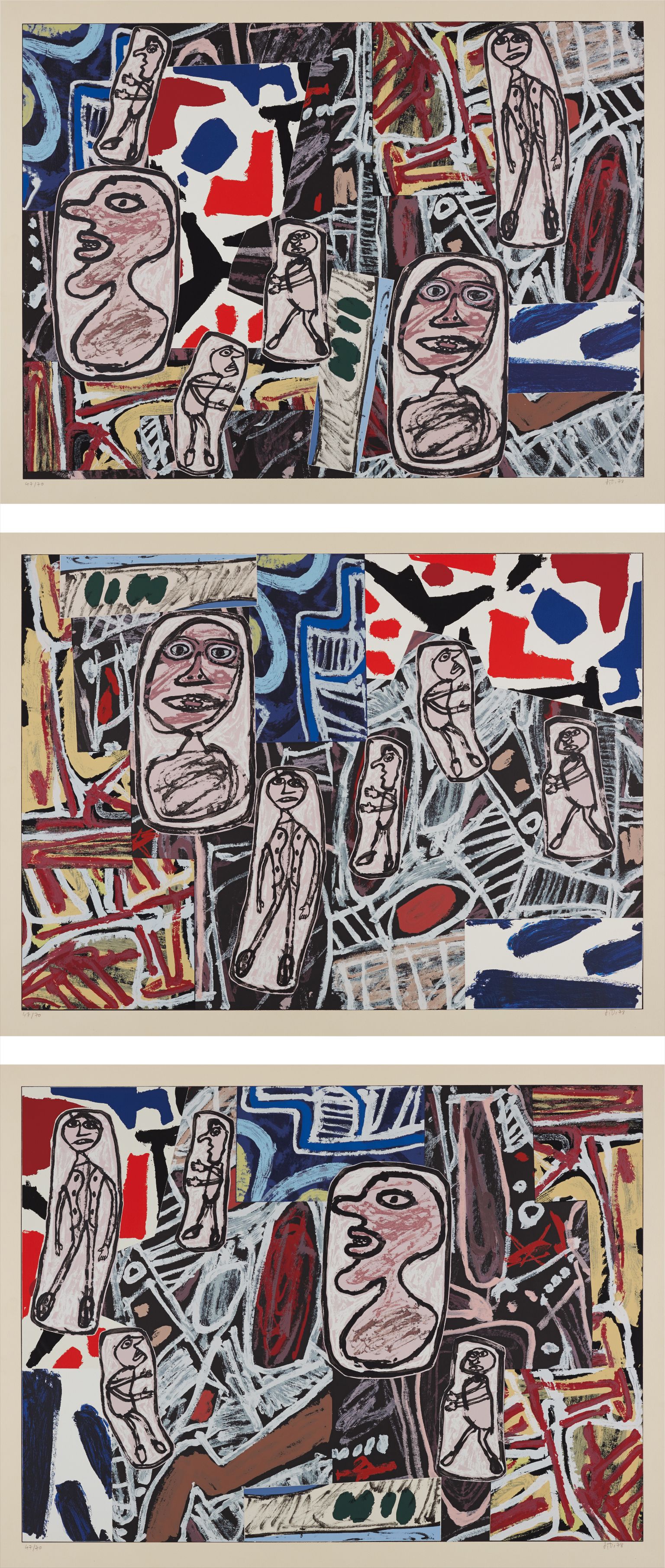 Jean Dubuffet — Faits mémorables I-III (Memorable Events I-III)