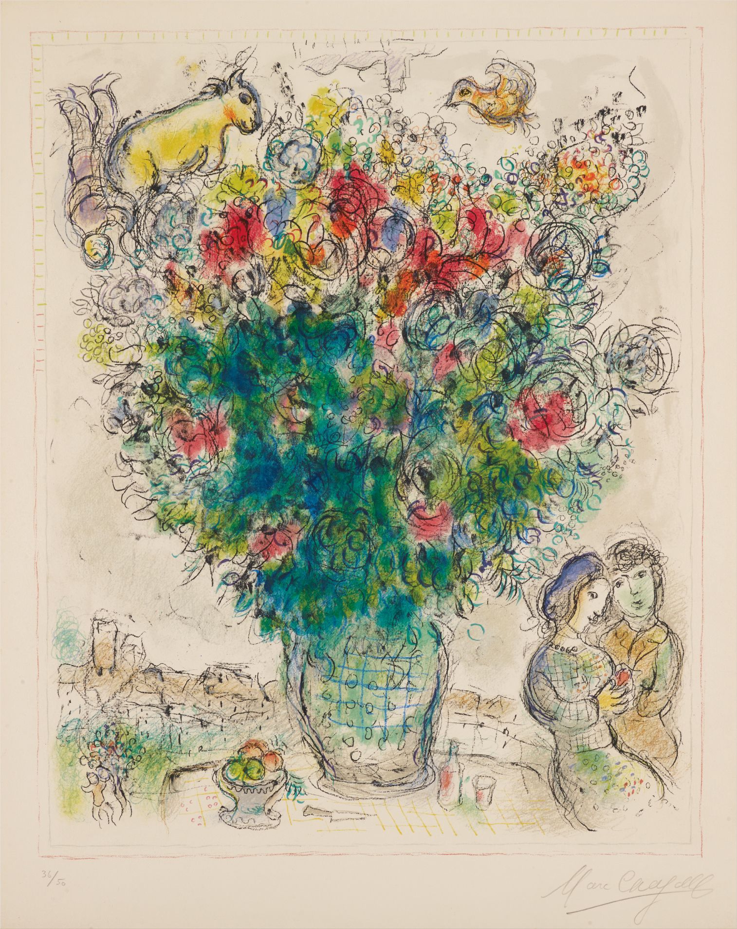 Marc Chagall — Bouquet multicolore (Multicolored Bouquet)
