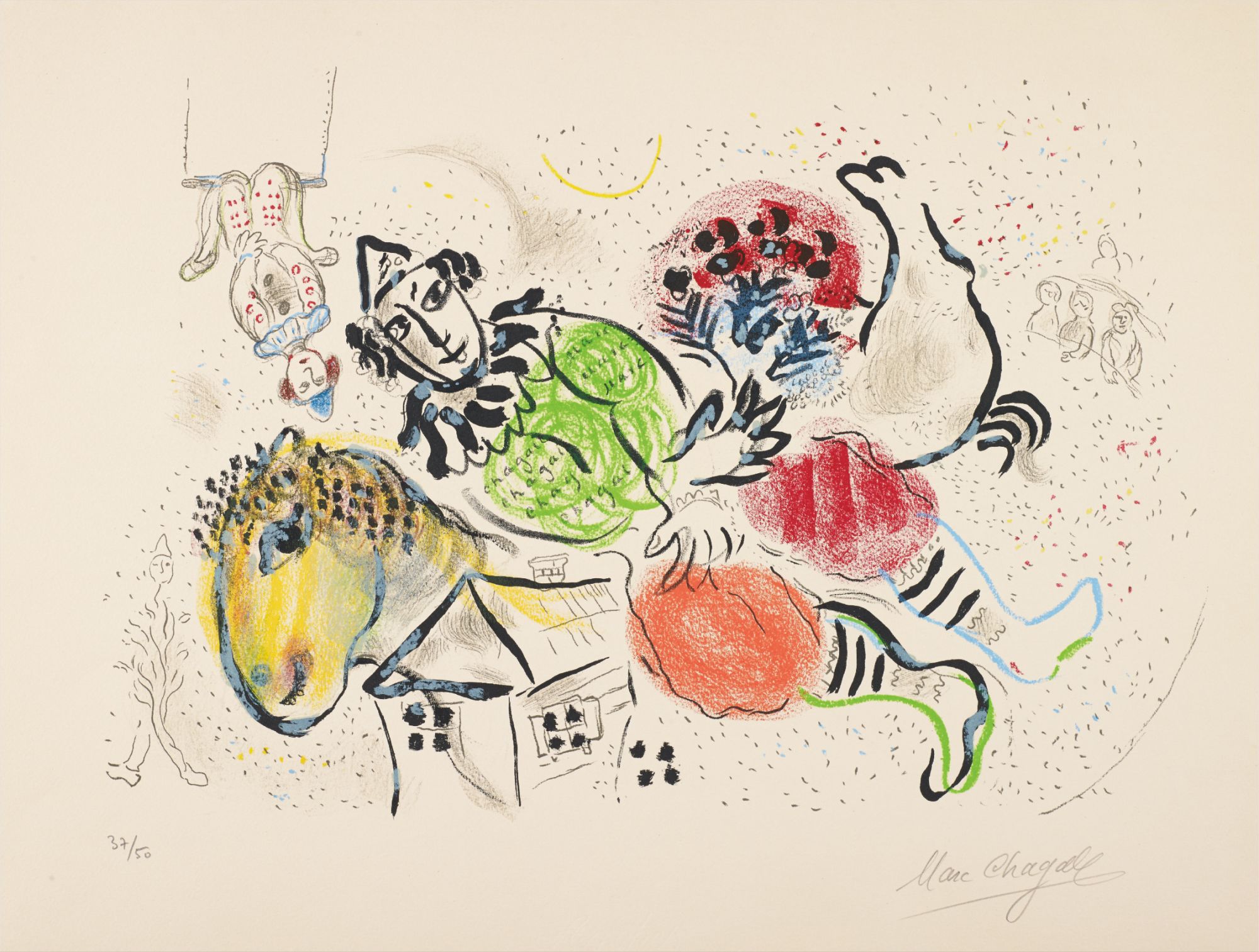 Marc Chagall — Le cirque ambulant (The Traveling Circus)