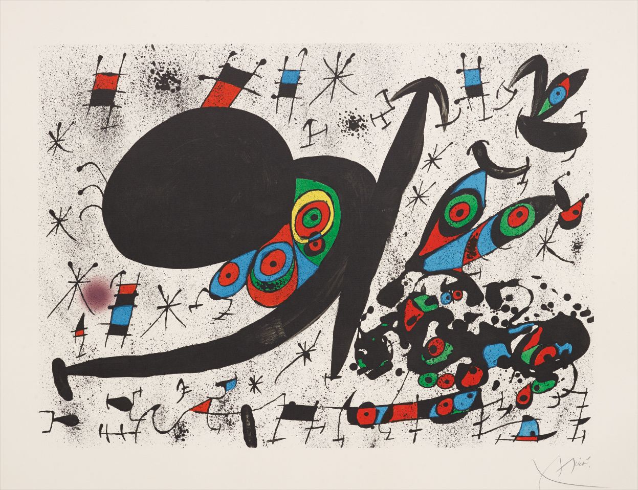 Joan Miró — Homenatge a Joan Prats: plate 12