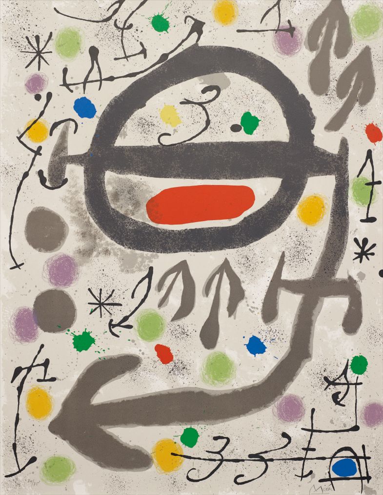Joan Miró — Les perseides: plate 2