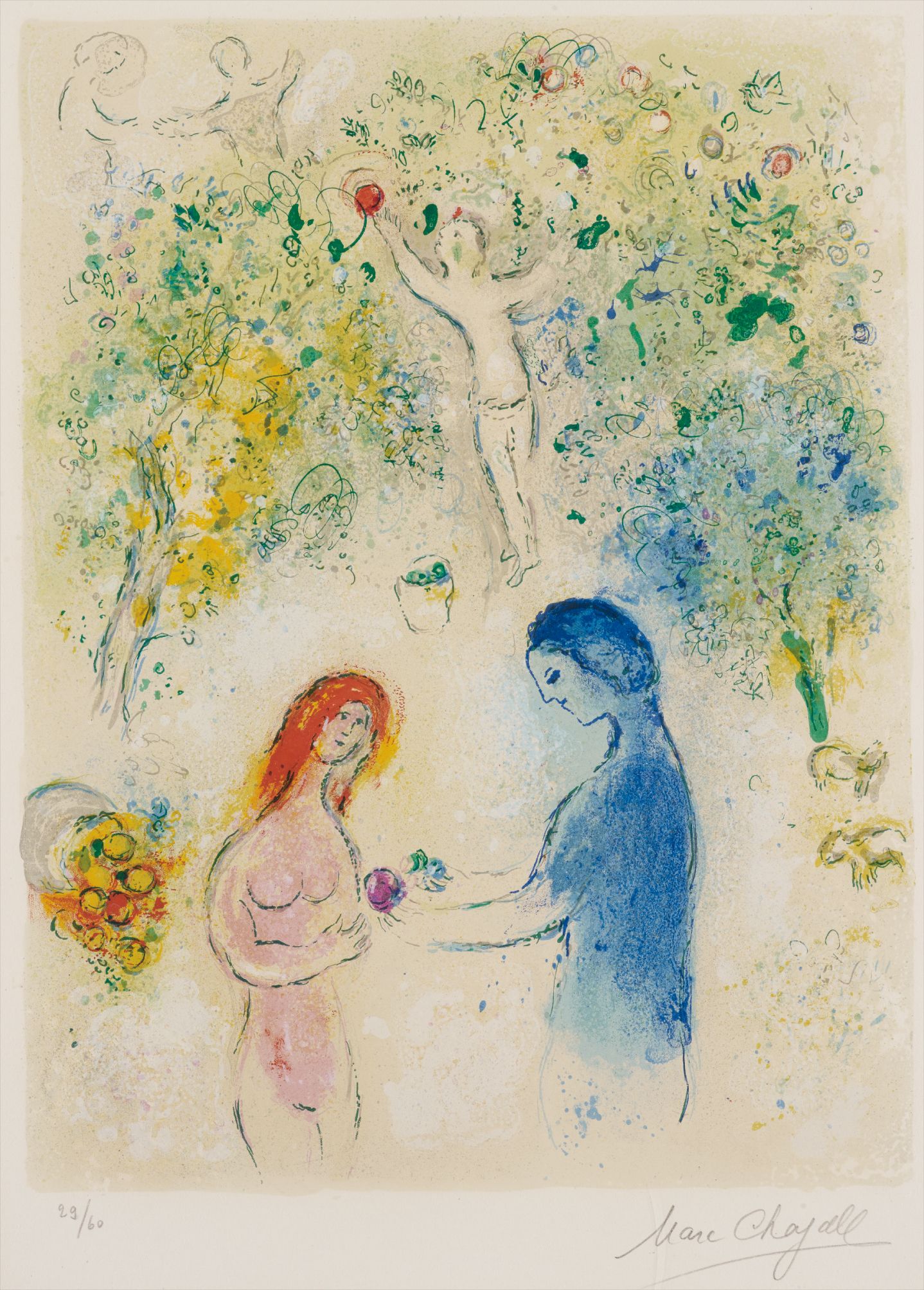 Marc Chagall — Frontispice, from Daphnis et Chloé