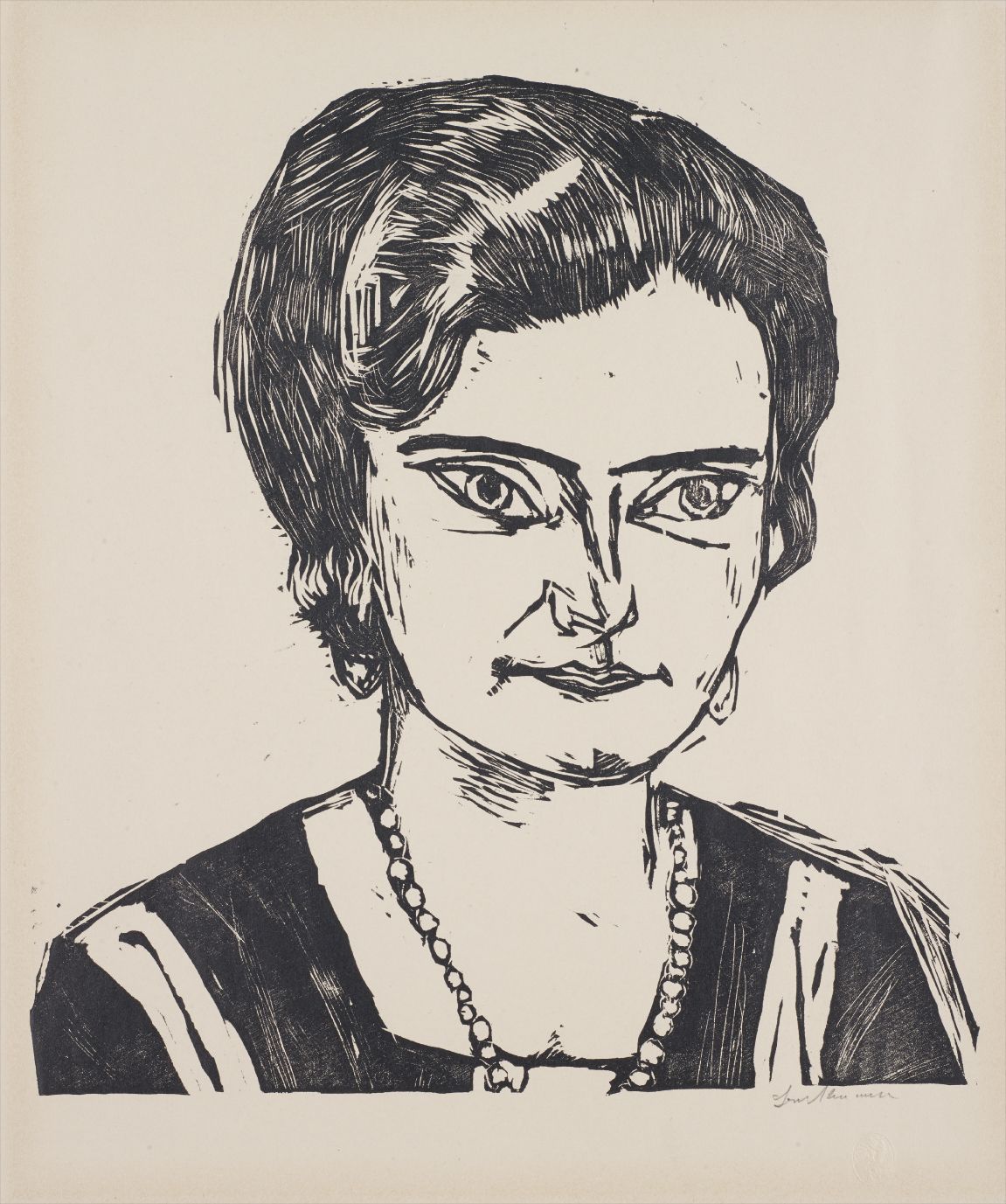 Max Beckmann — Portrait of Frau H.M. (Naila)