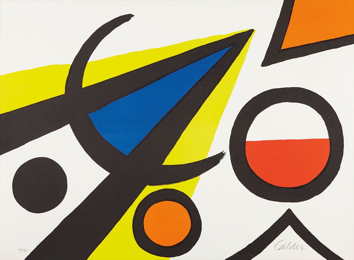 Alexander Calder — Grande A avec moustaches