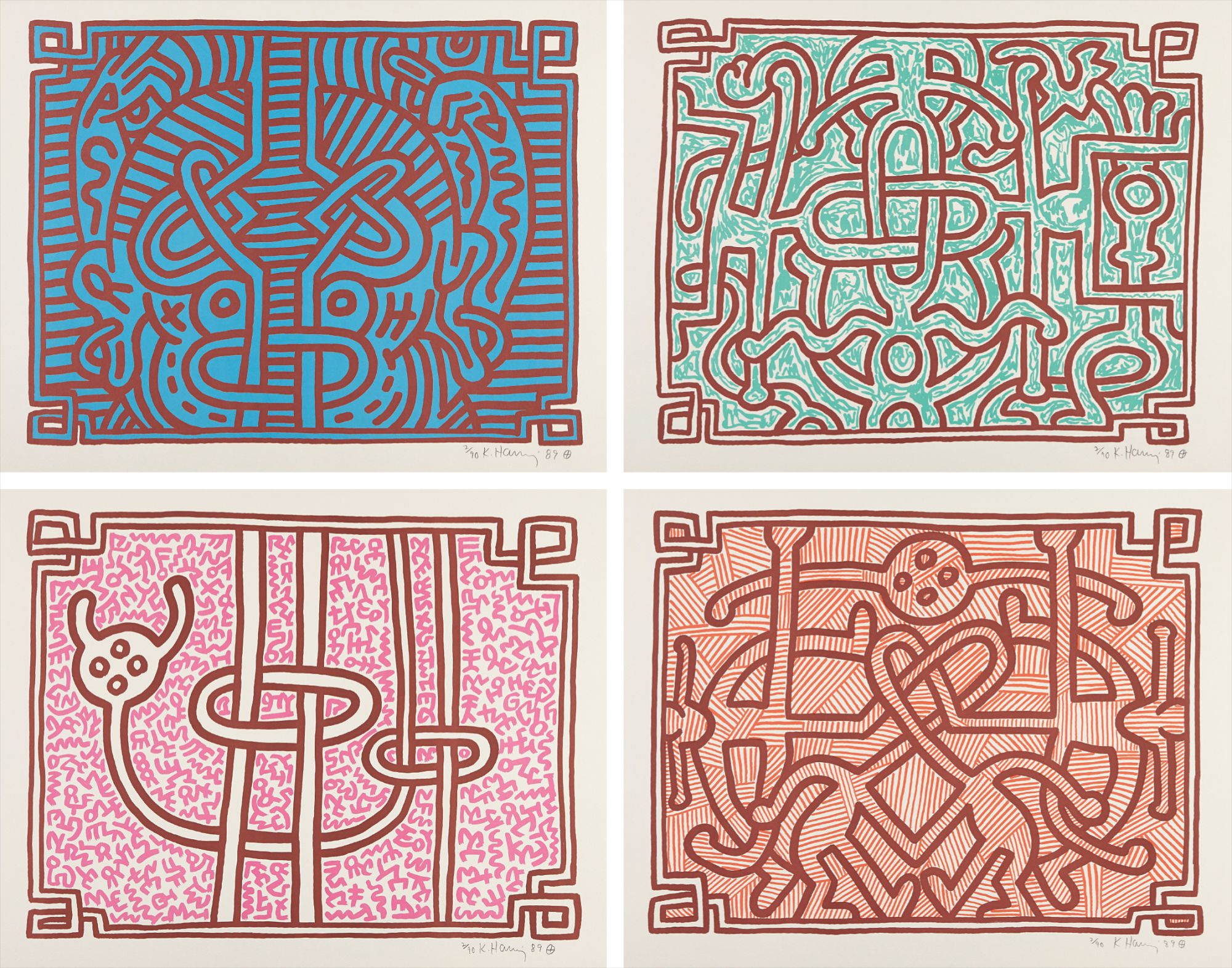 Chocolate Buddah: four prints