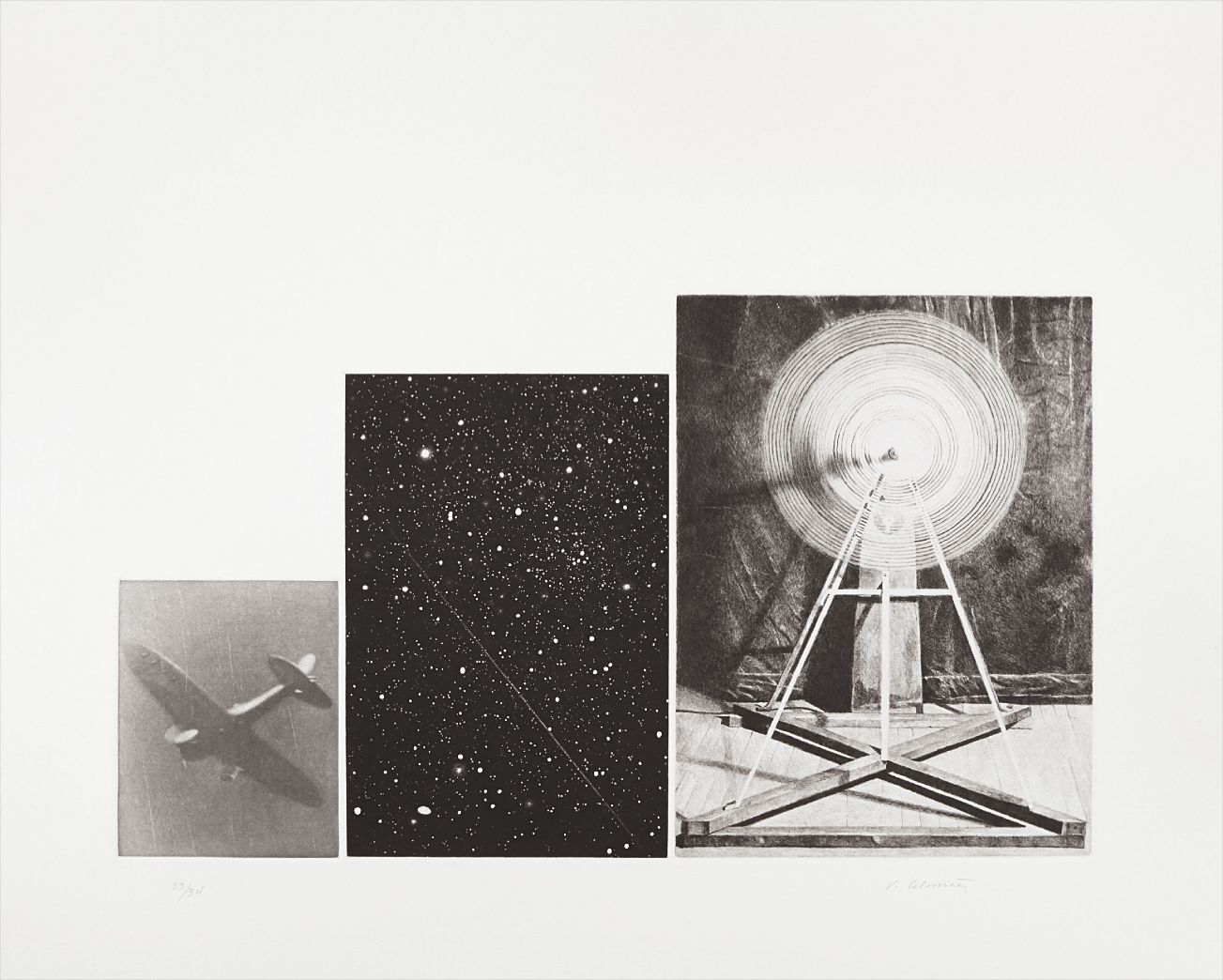 Vija Celmins — Concentric Bearings, D