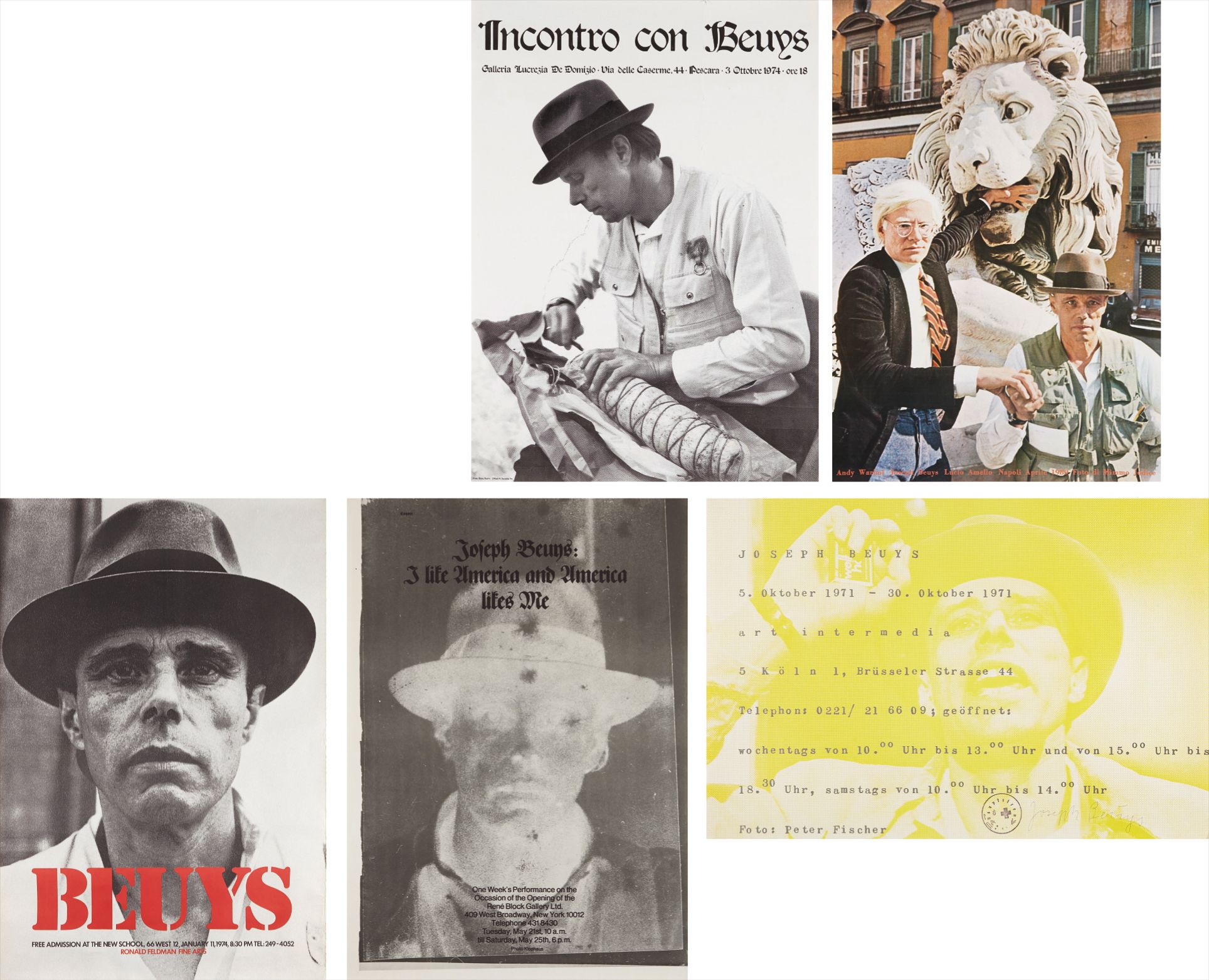 Joseph Beuys — Group of seven posters