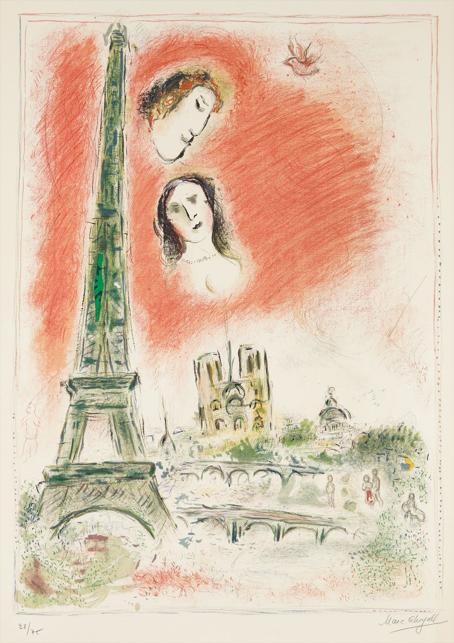 Marc Chagall — Le rêve de Paris (The Dream of Paris)