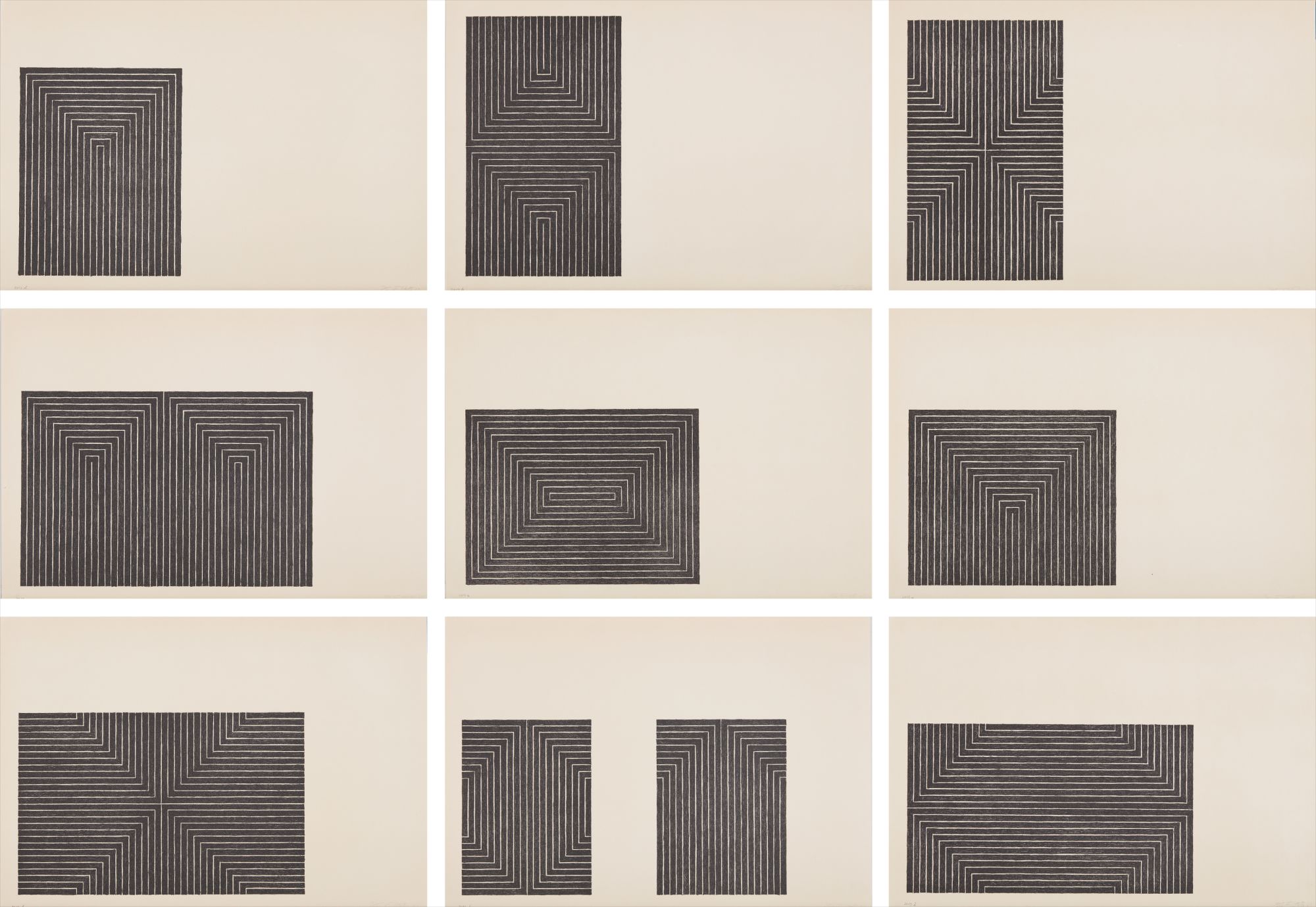 Frank Stella — Black Series I