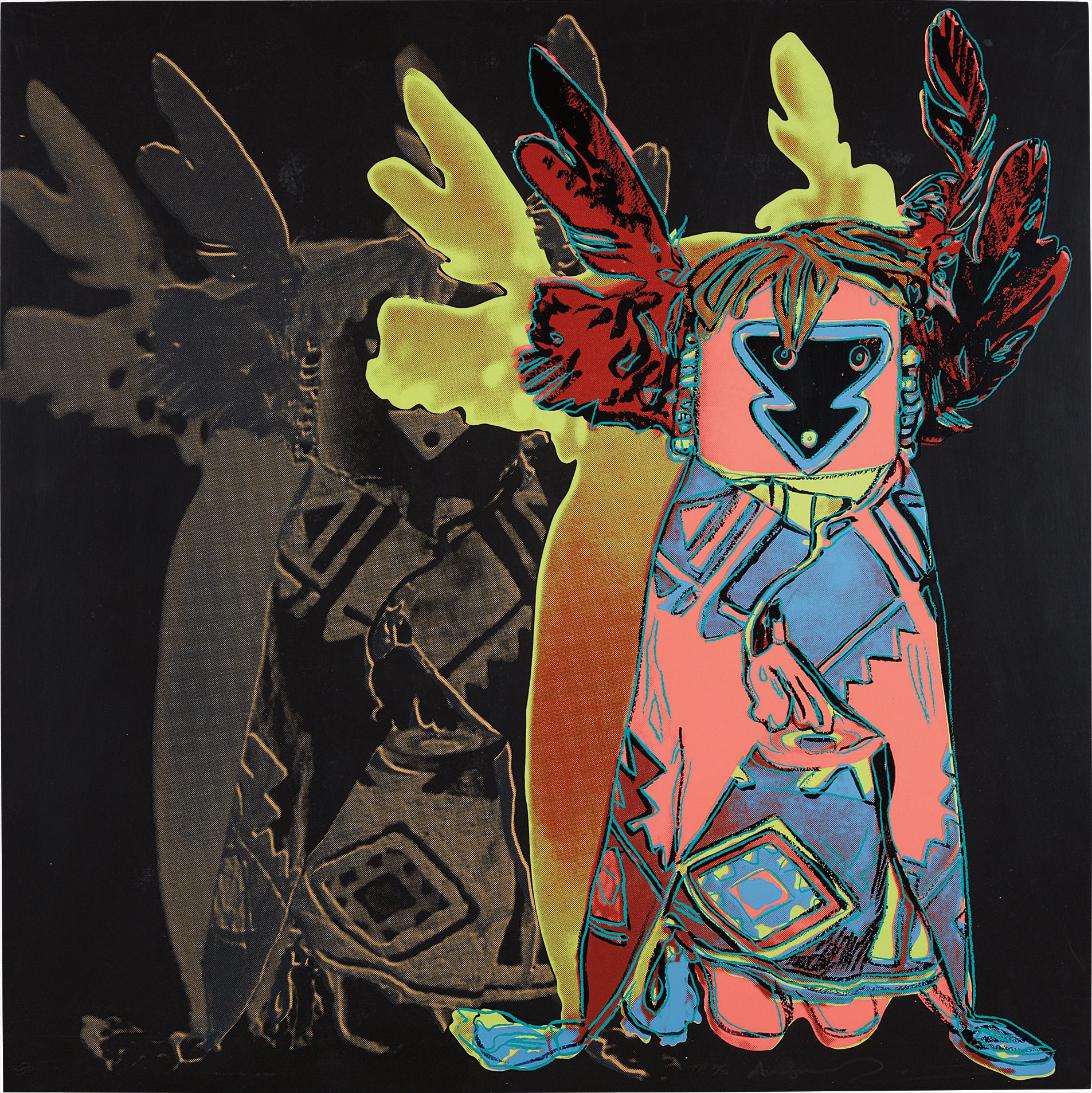 Andy Warhol — Kachina Doll, from Cowboys and Indians