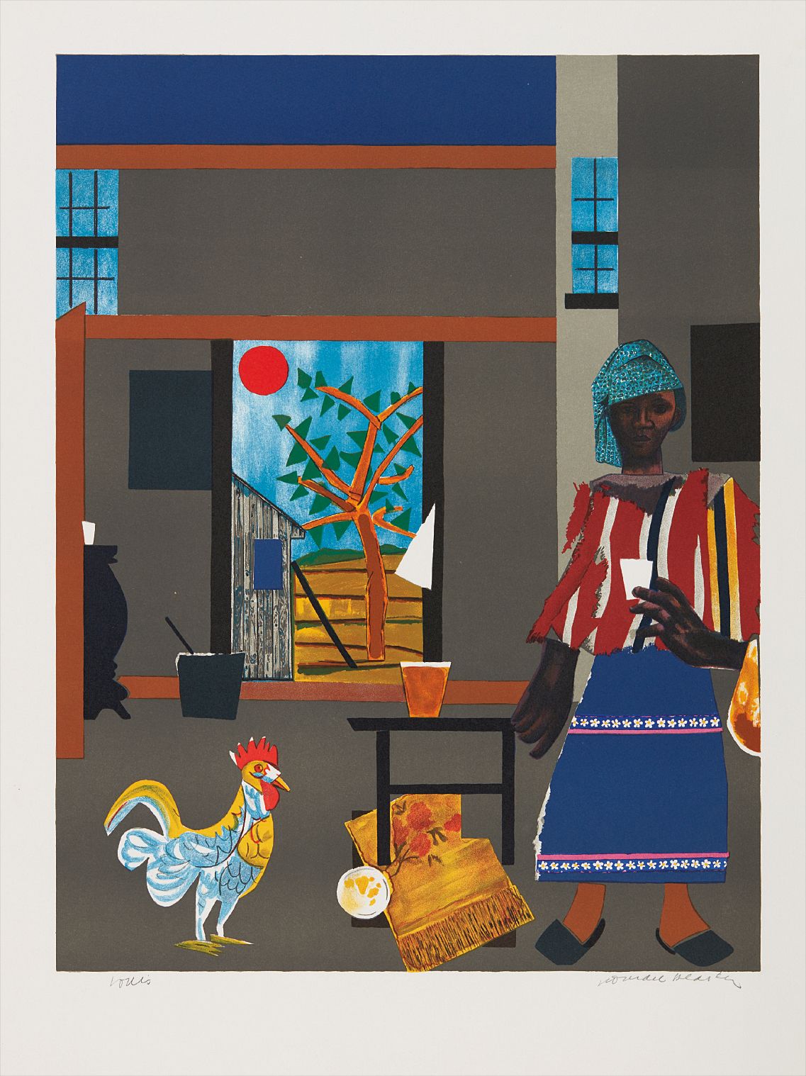 Romare Bearden — Morning of the Rooster