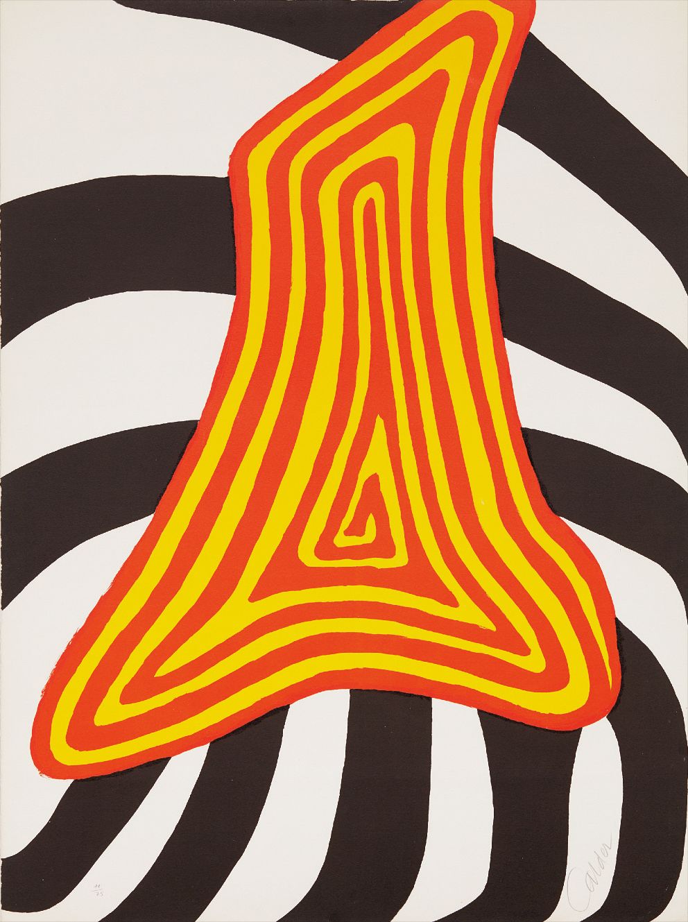 Alexander Calder — Zebra juane et zebra noir