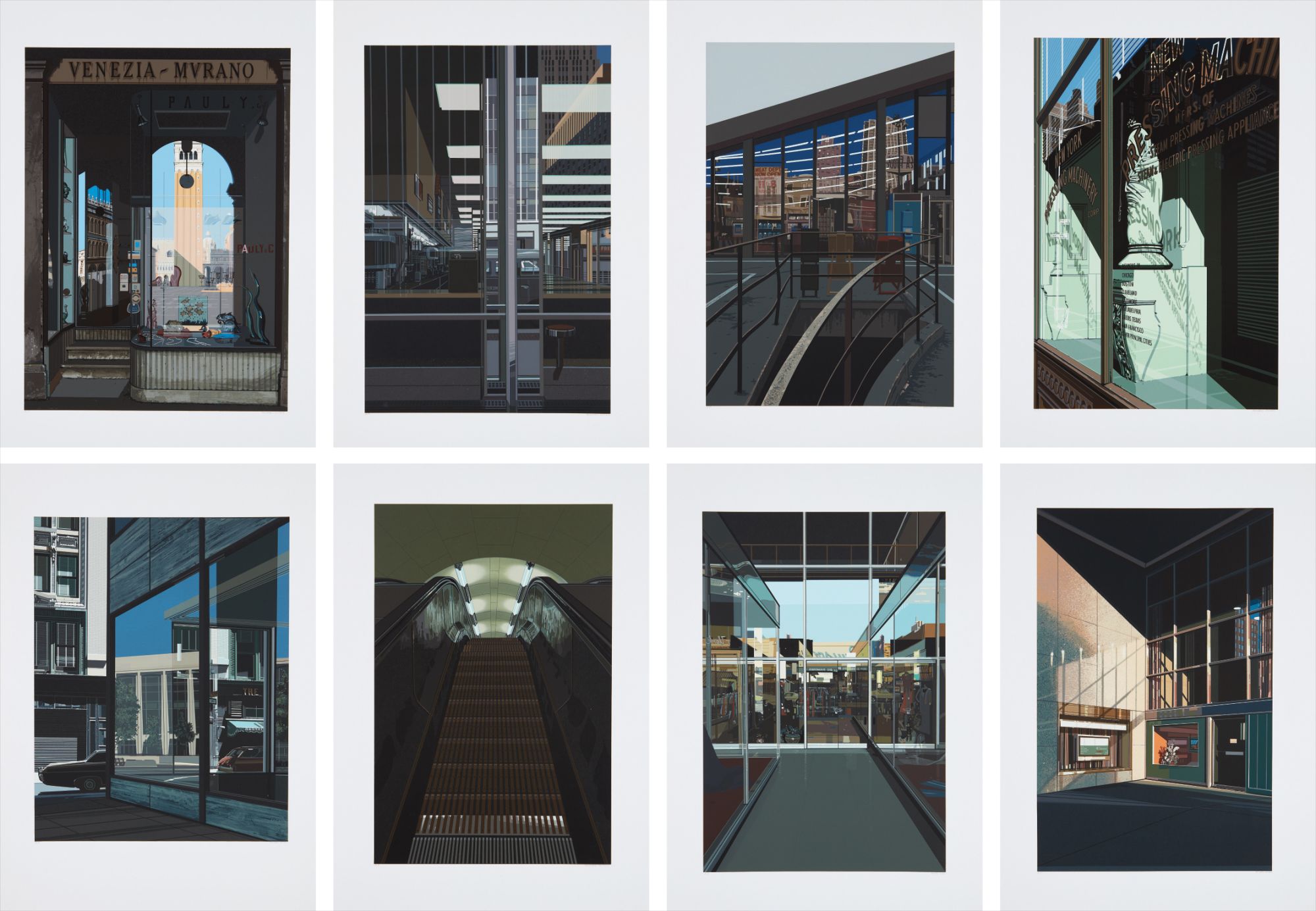 Richard Estes — Urban Landscapes No. 2