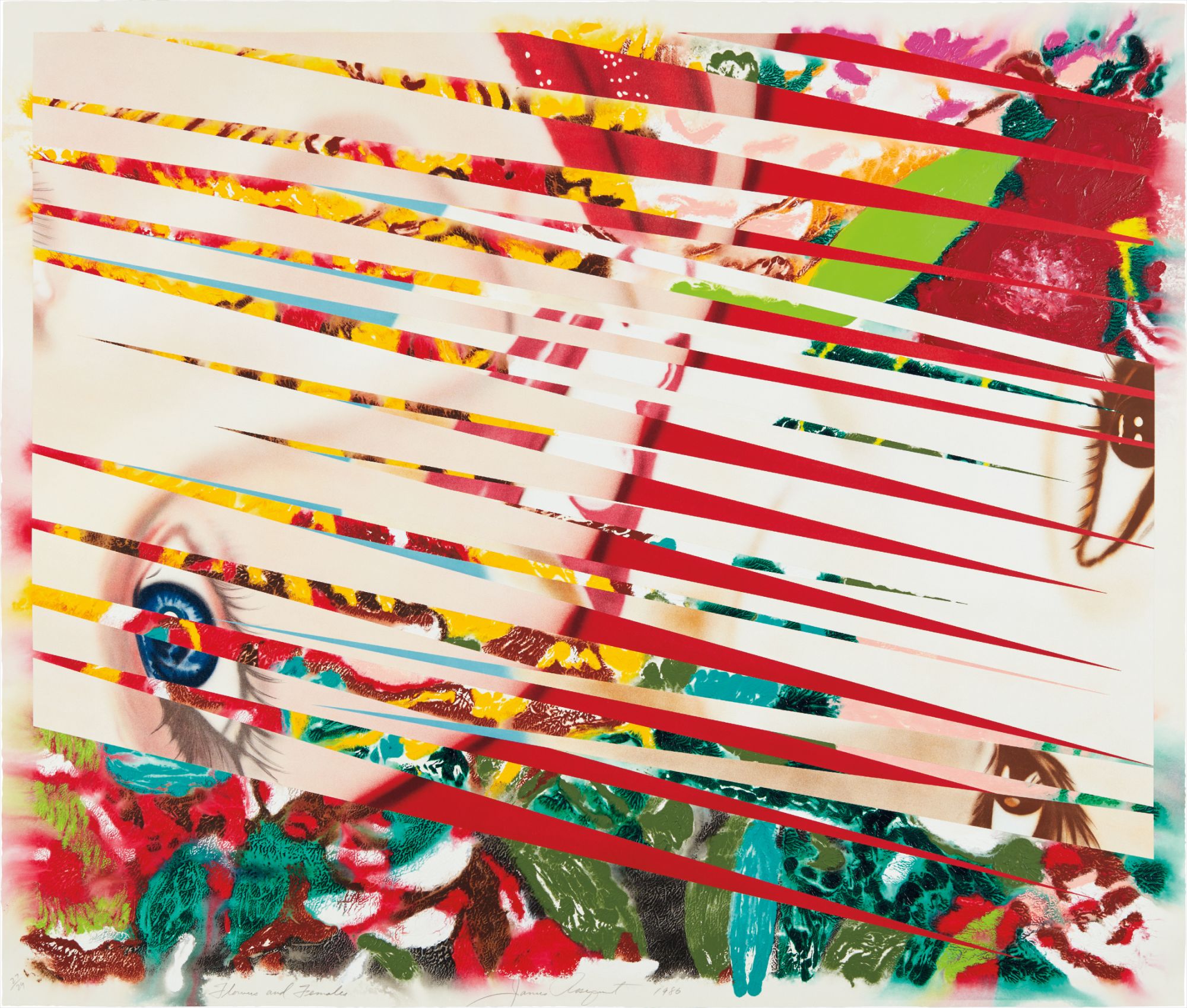 James Rosenquist — Flowers and Females