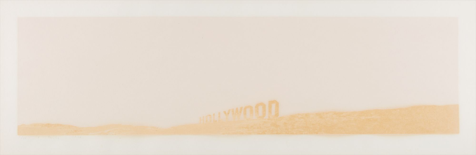 Ed Ruscha — Pepto-Caviar Hollywood