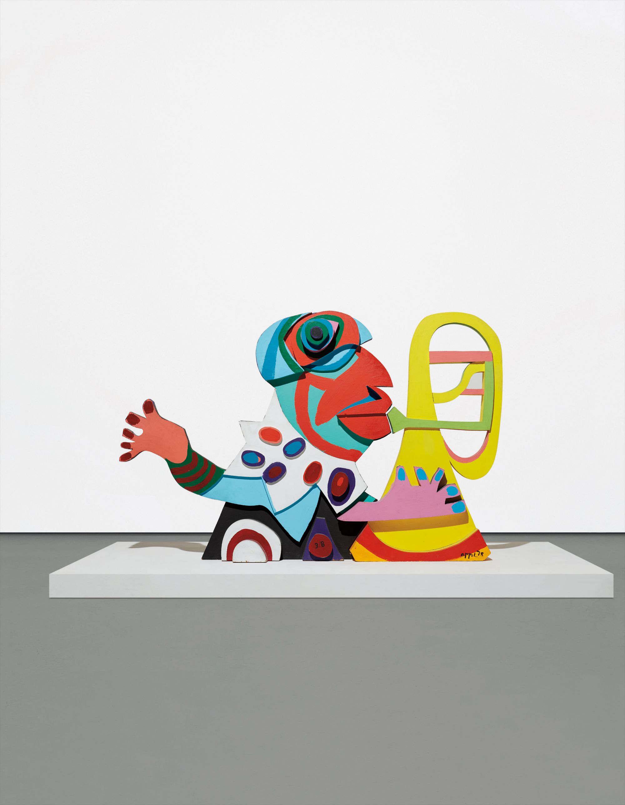 Karel Appel — Amsterdam Clown, from Circus