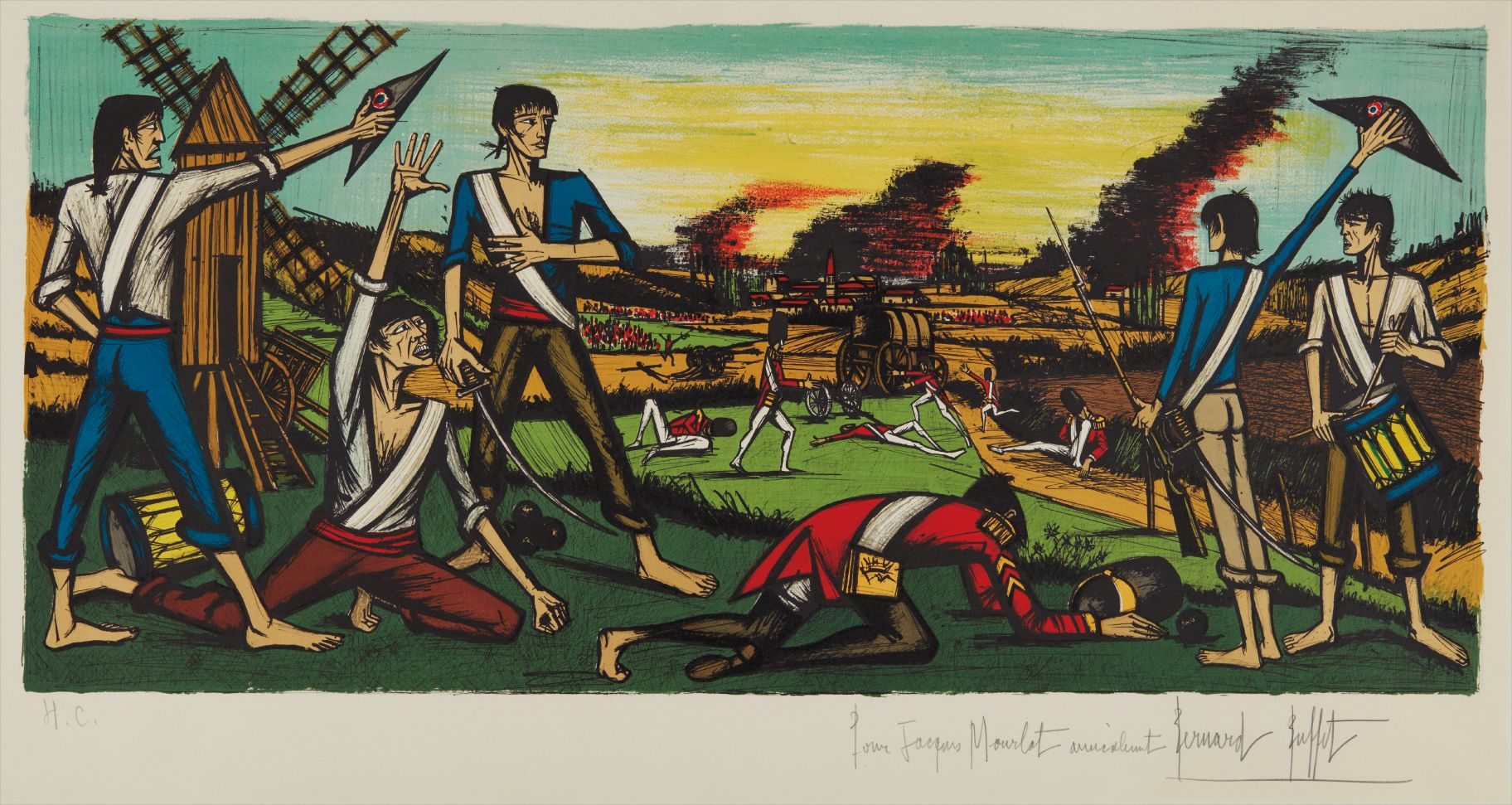 Bernard Buffet — La bataille de Valmy (The Battle of Valmy)