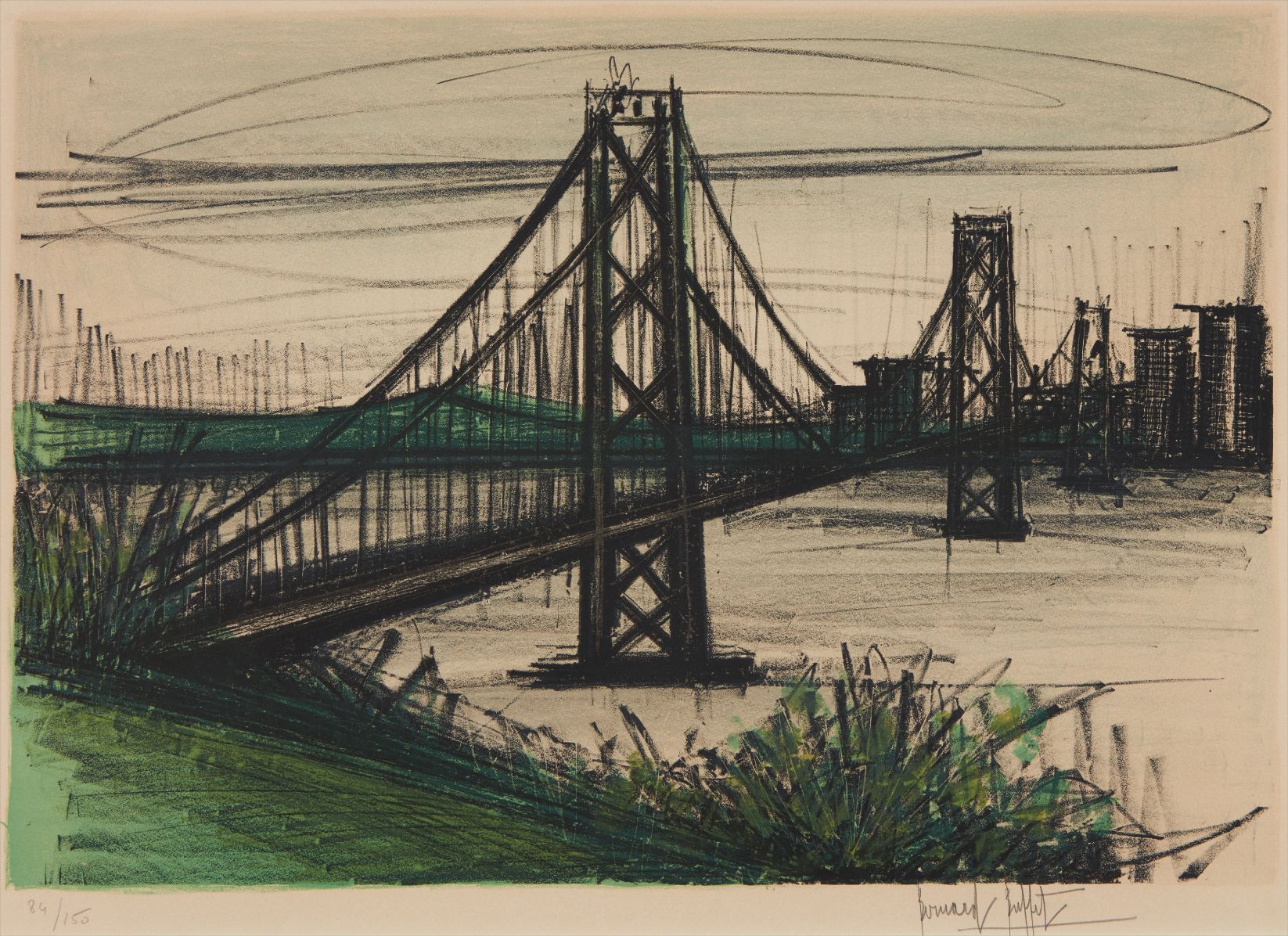 Bernard Buffet — Album San Francisco: Oakland Bridge