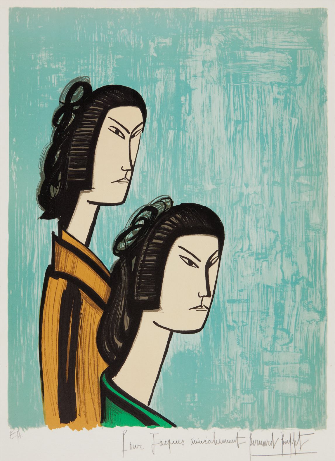 Bernard Buffet — Japonaises (Japanese Women)