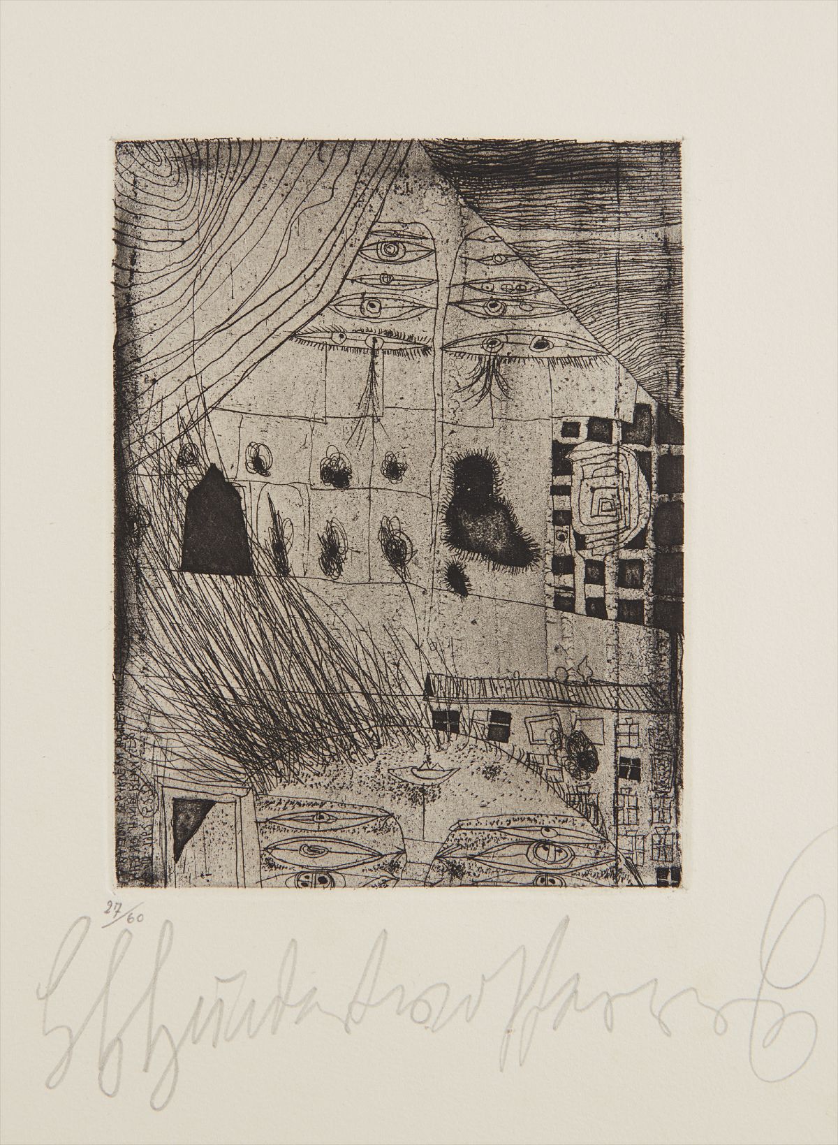 Das Haus sieht einen Menschen Brennen (The House Looks at a Burning Man)