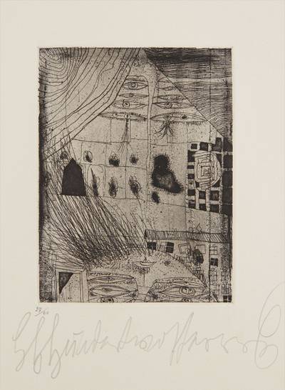 Das Haus sieht einen Menschen Brennen (The House Looks at a Burning Man)