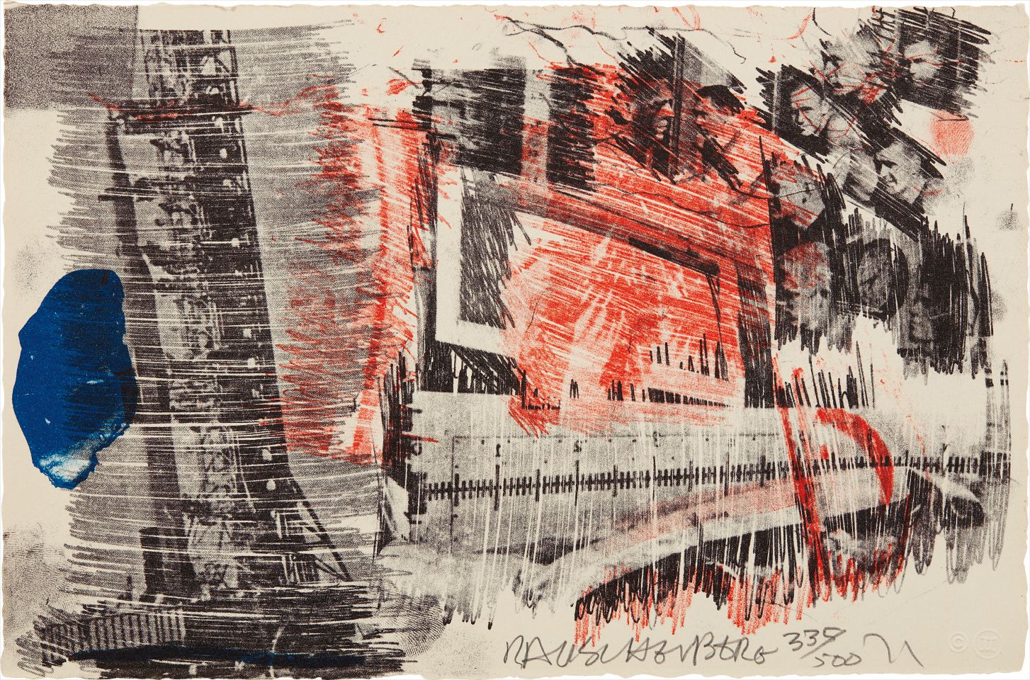 Robert Rauschenberg — Sub-Total, from Stoned Moon Series