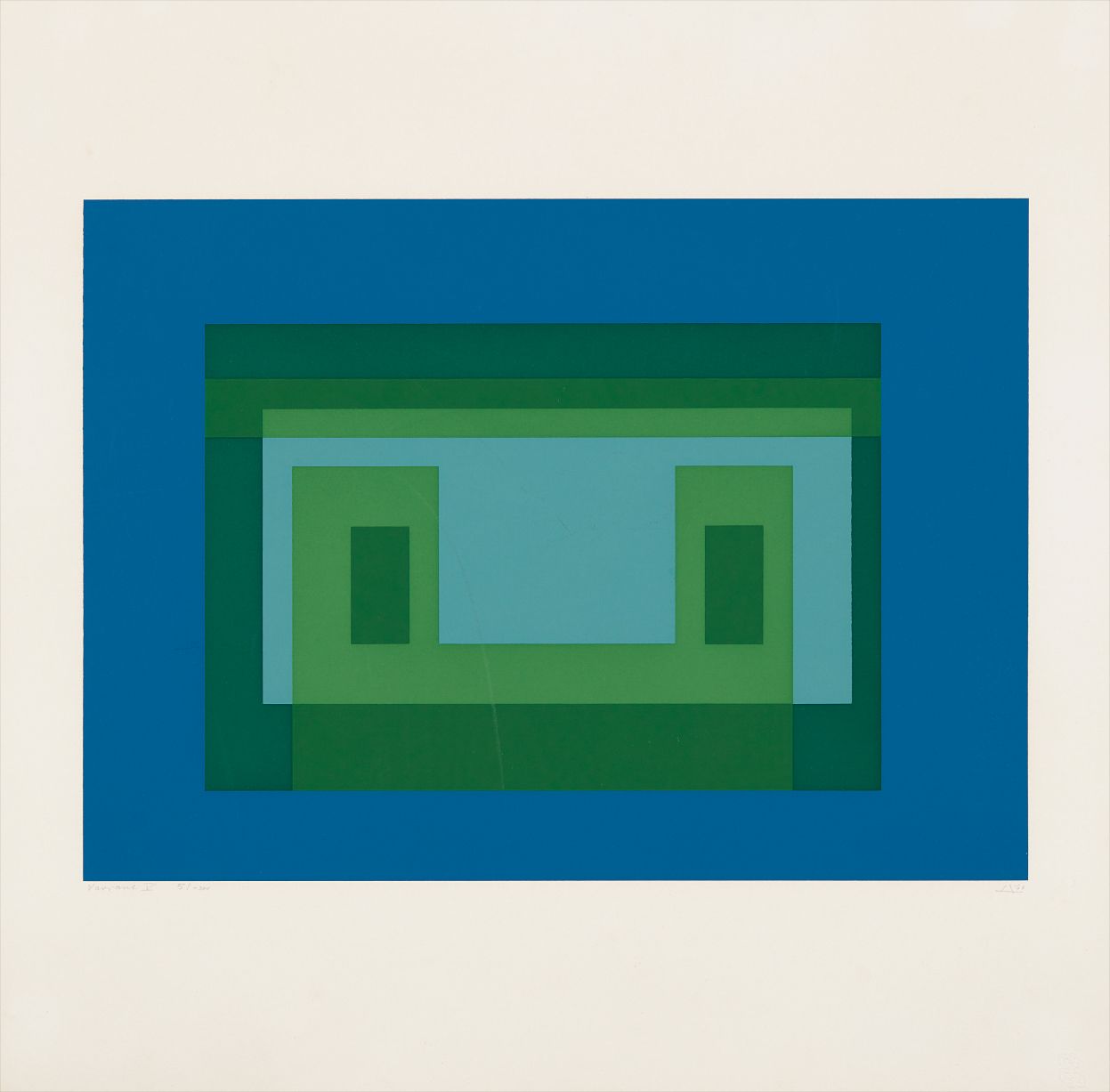 Josef Albers — Variant V, from Ten Variants