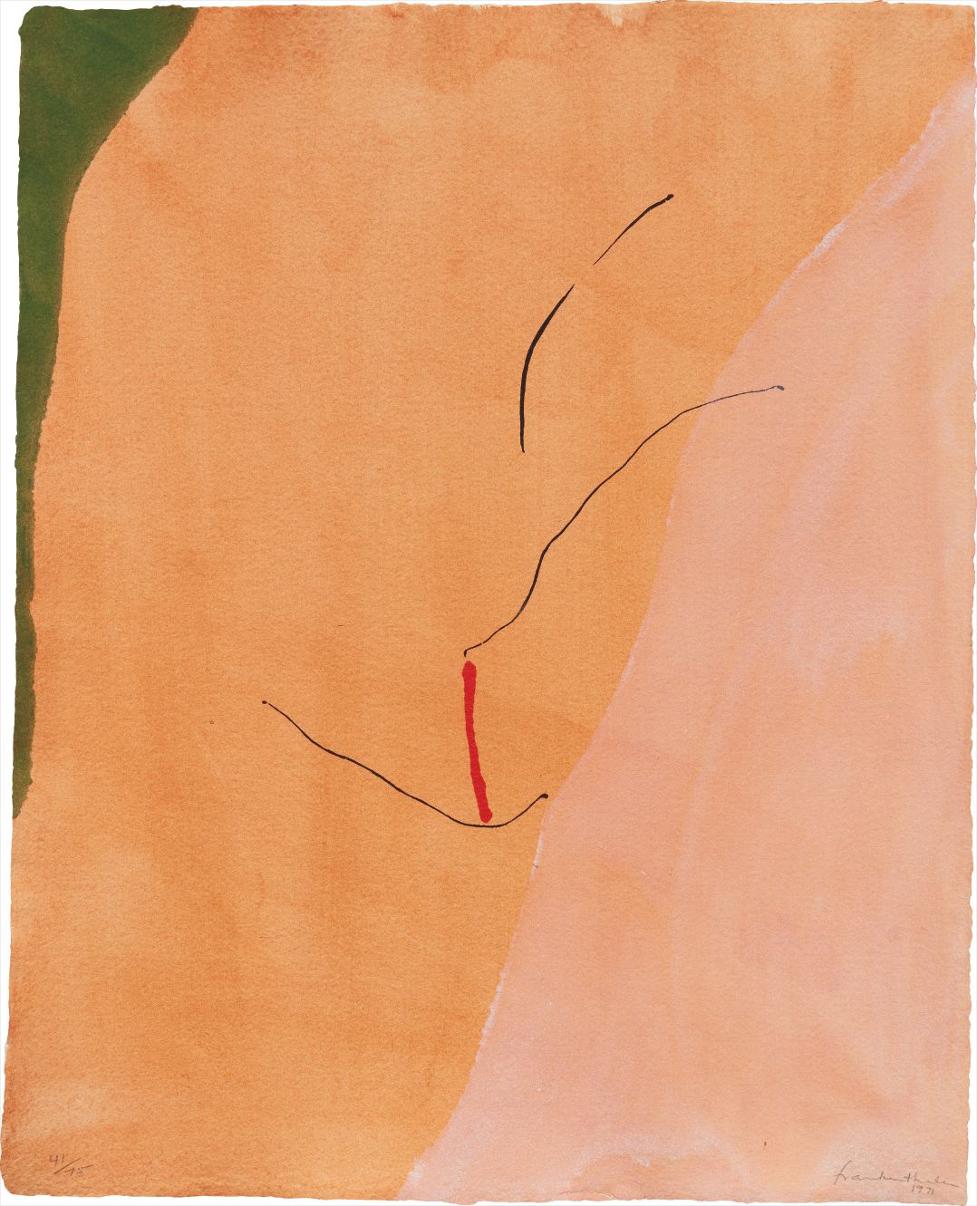 Helen Frankenthaler — Sanguine Mood